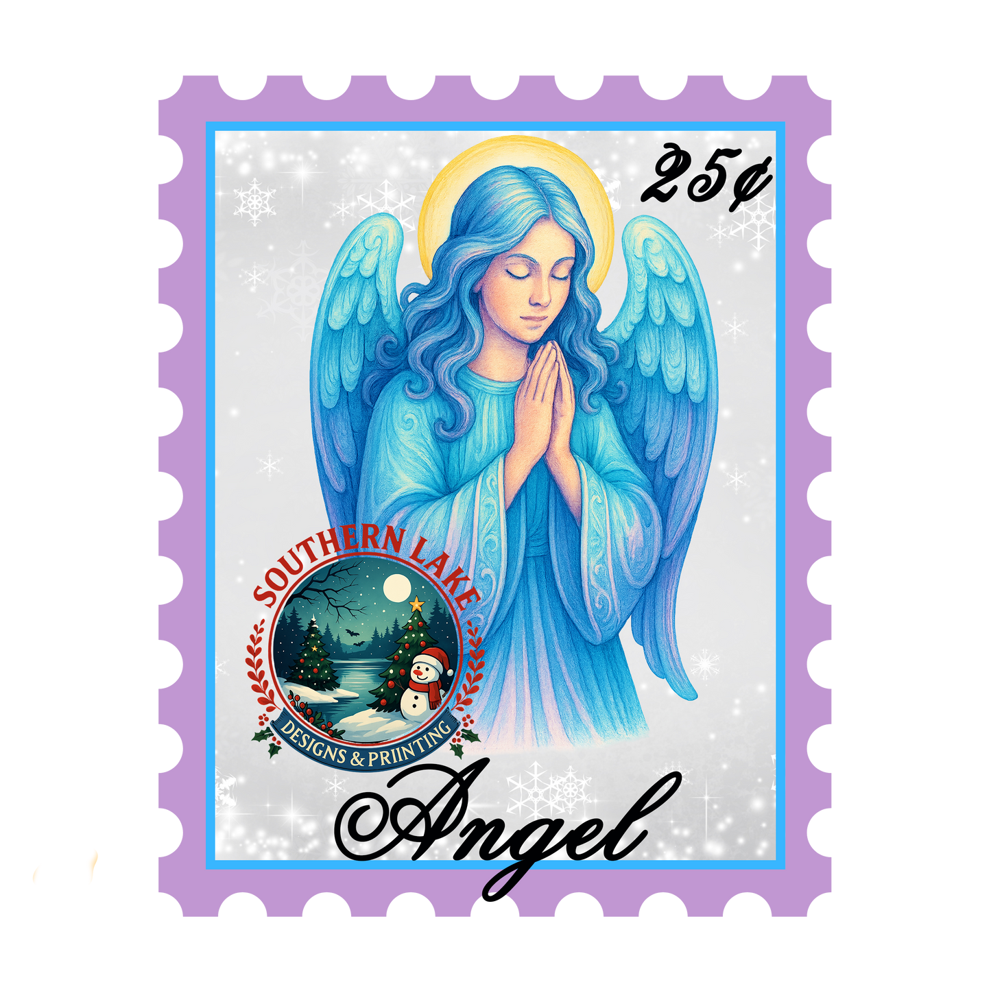 Pastel Angel Stamp Digital
