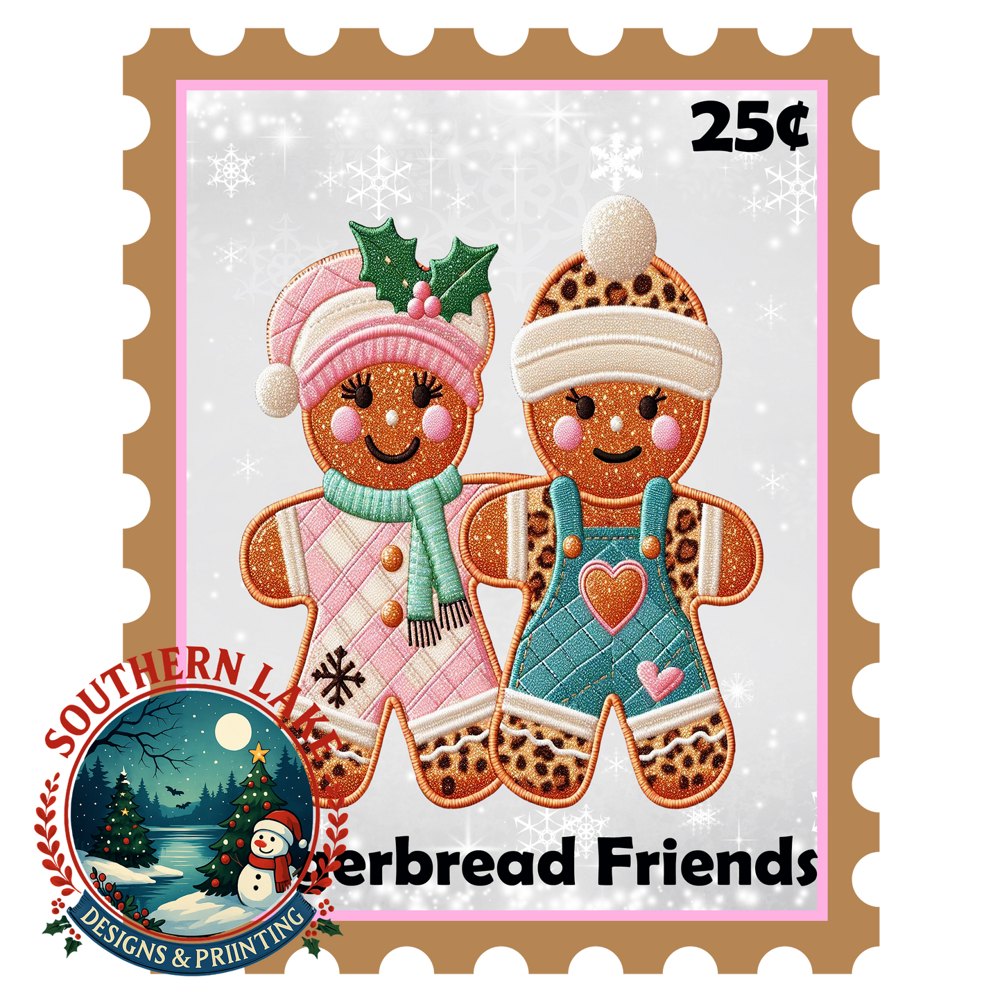 Gingerbread Friends Stamp Digital