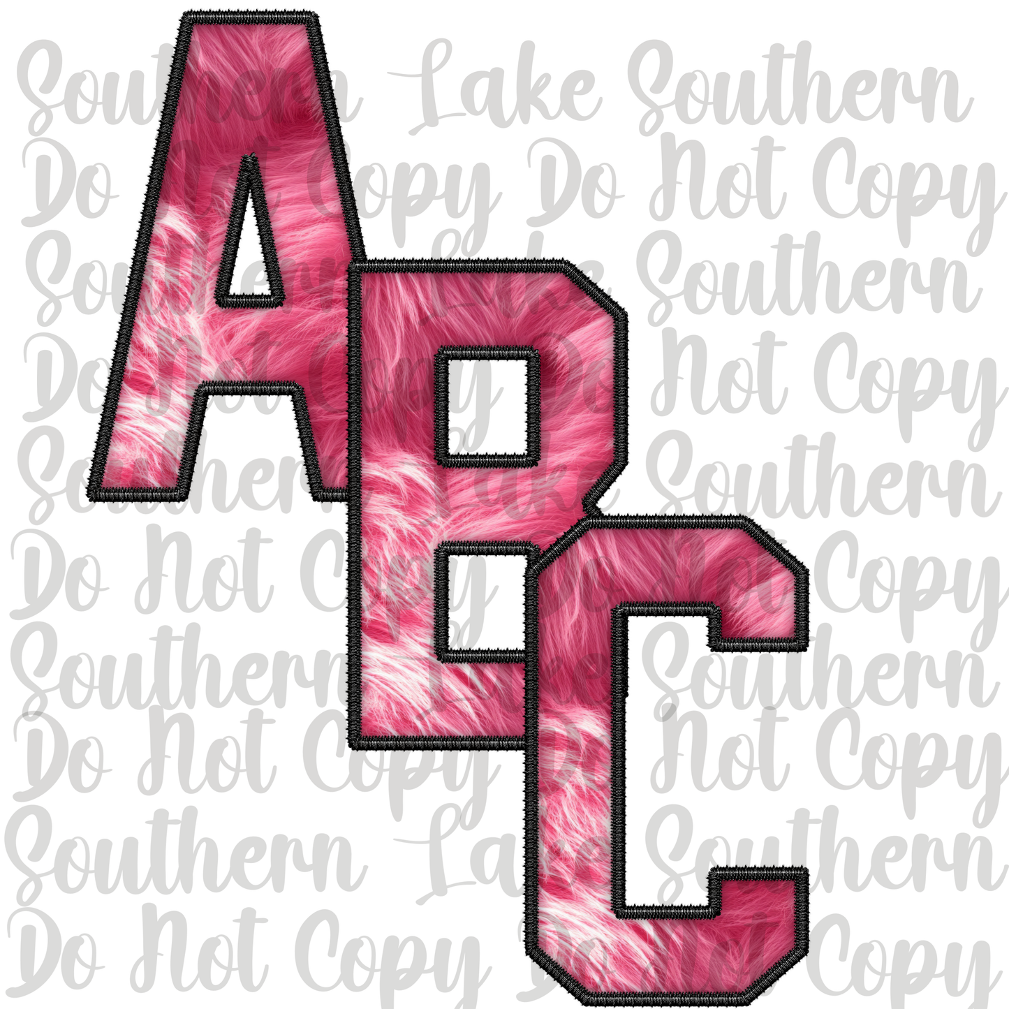 Grinch Fur Pink Alpha Digital Set