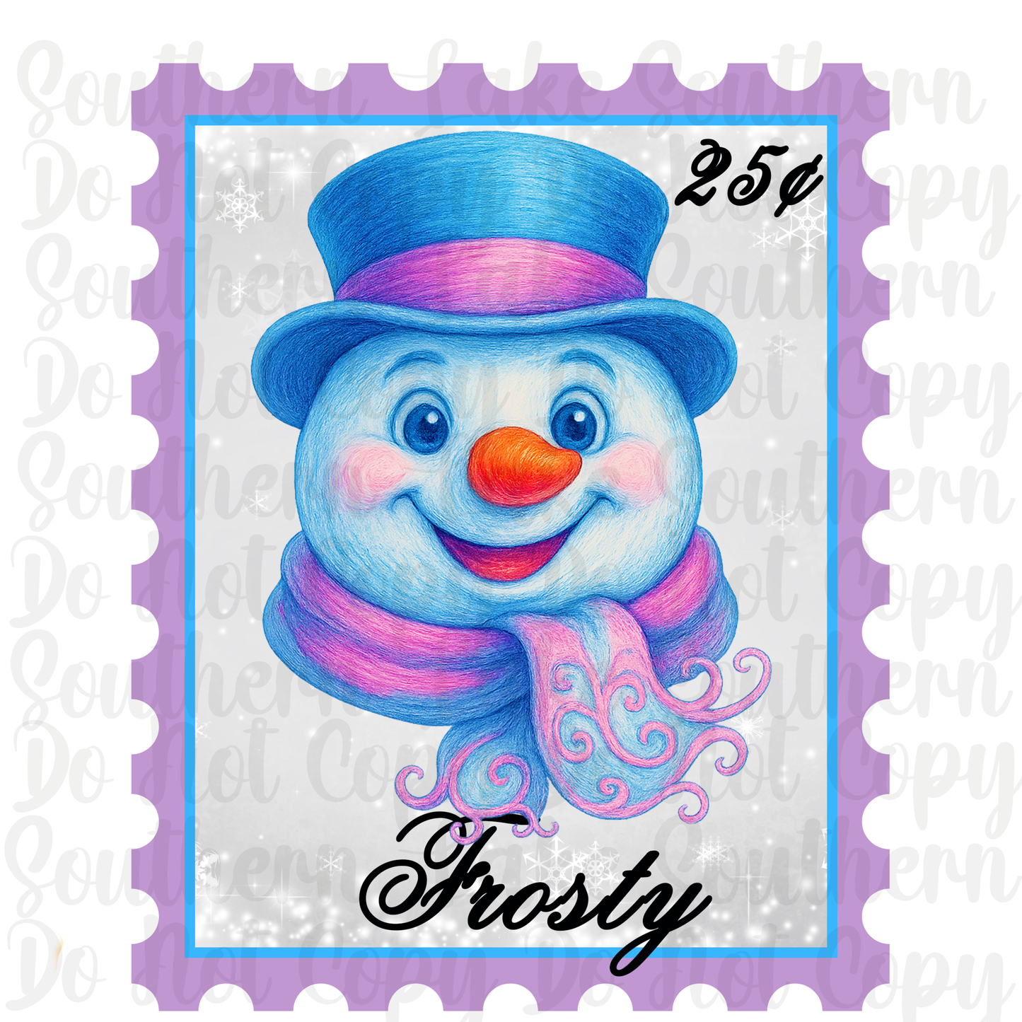 Pastel Frosty Stamp Digital