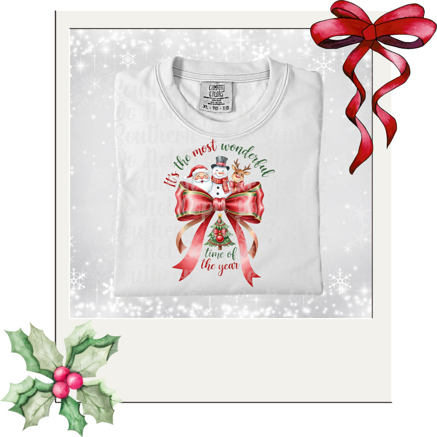 It's the Most Wonderful Time of the Year DTF Single Print