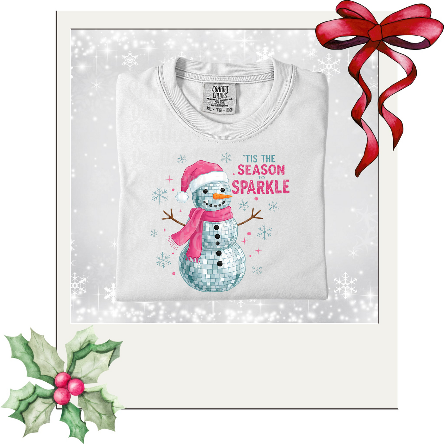 Tis the Season to Sparkle DTF Single Print