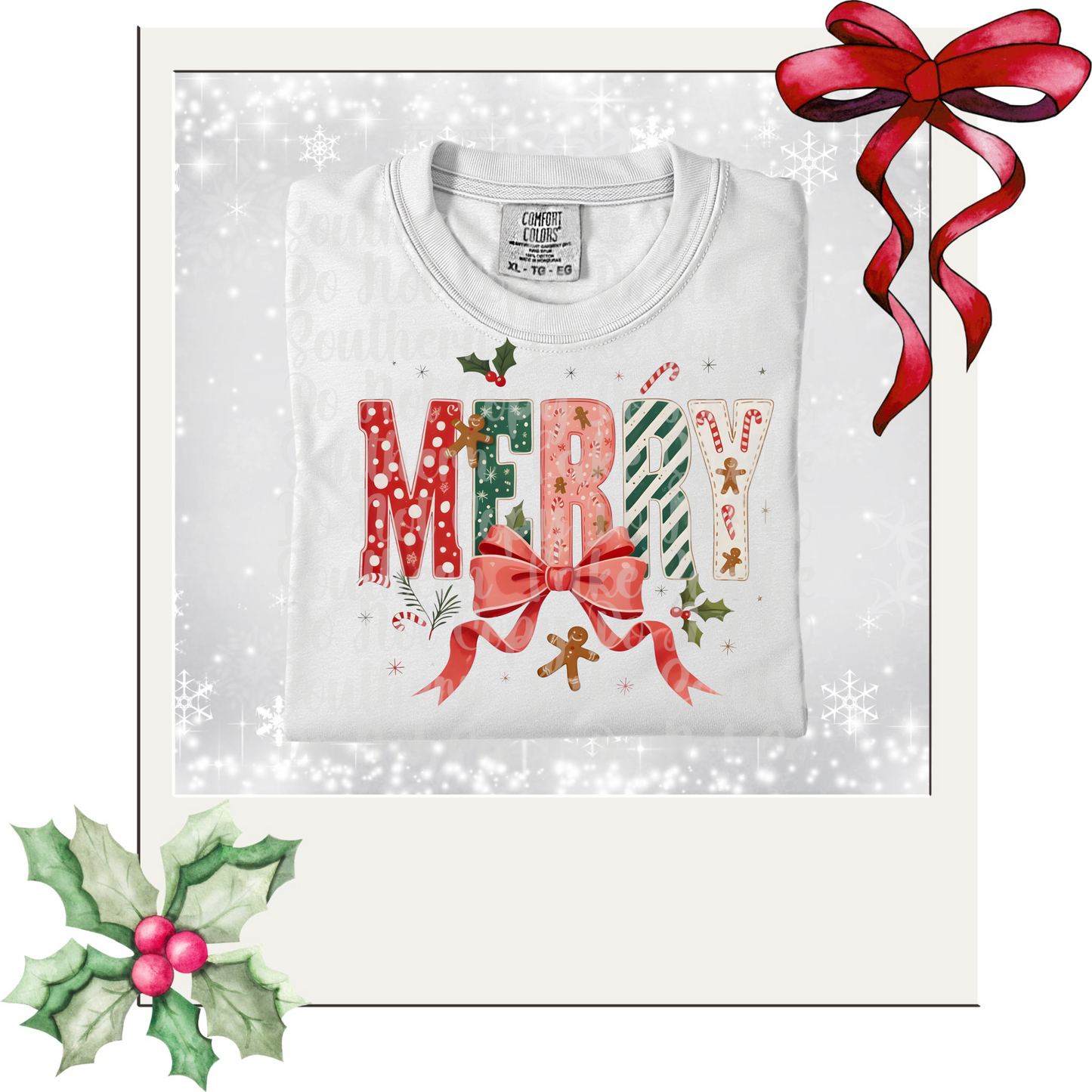 Merry DTF Single Print