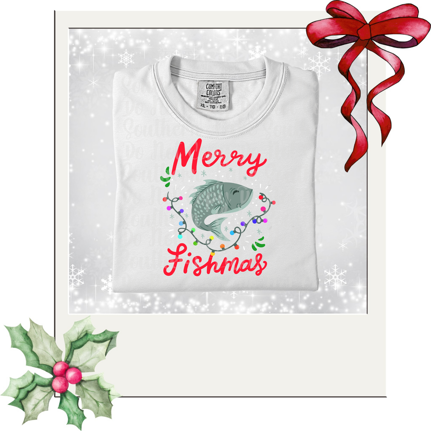 Merry Fishmas DTF Single Print