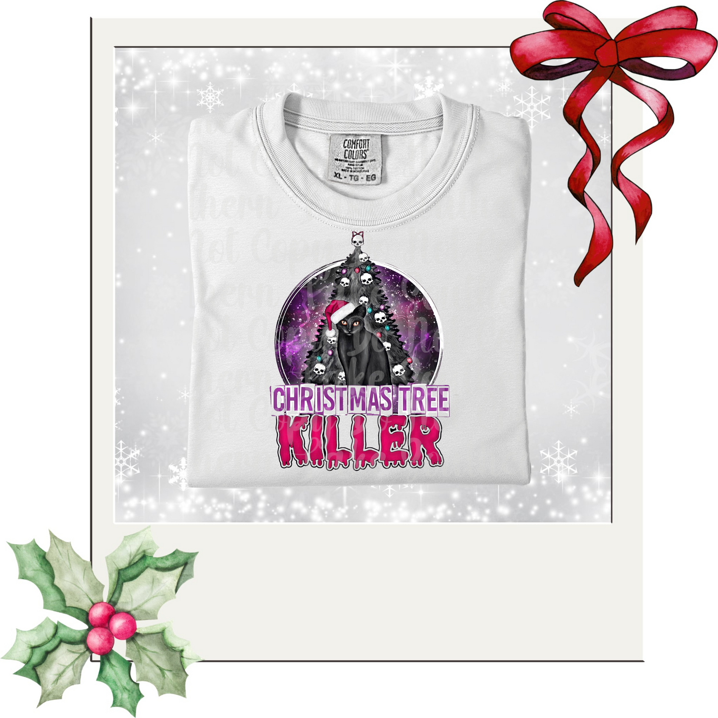 Christmas Tree Killer DTF Single Print