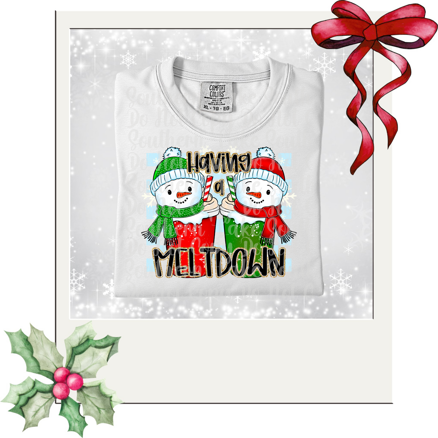 Having a Meltdown DTF Single Print