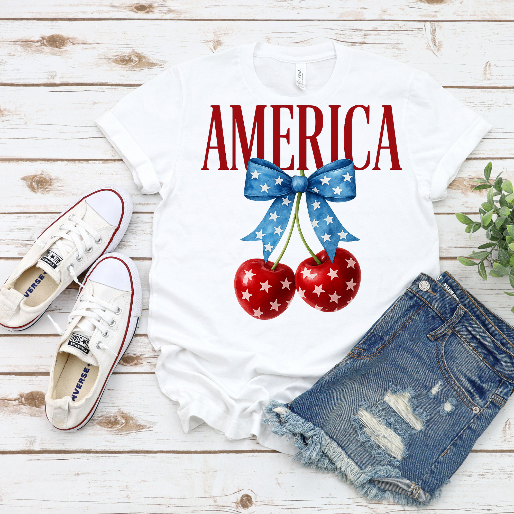 American Cherries DTF Single Print