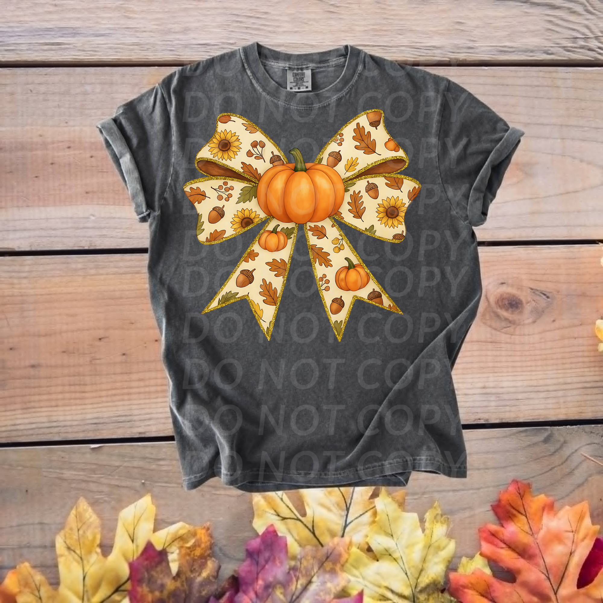 Pumpkin Bow...DTF Single Print