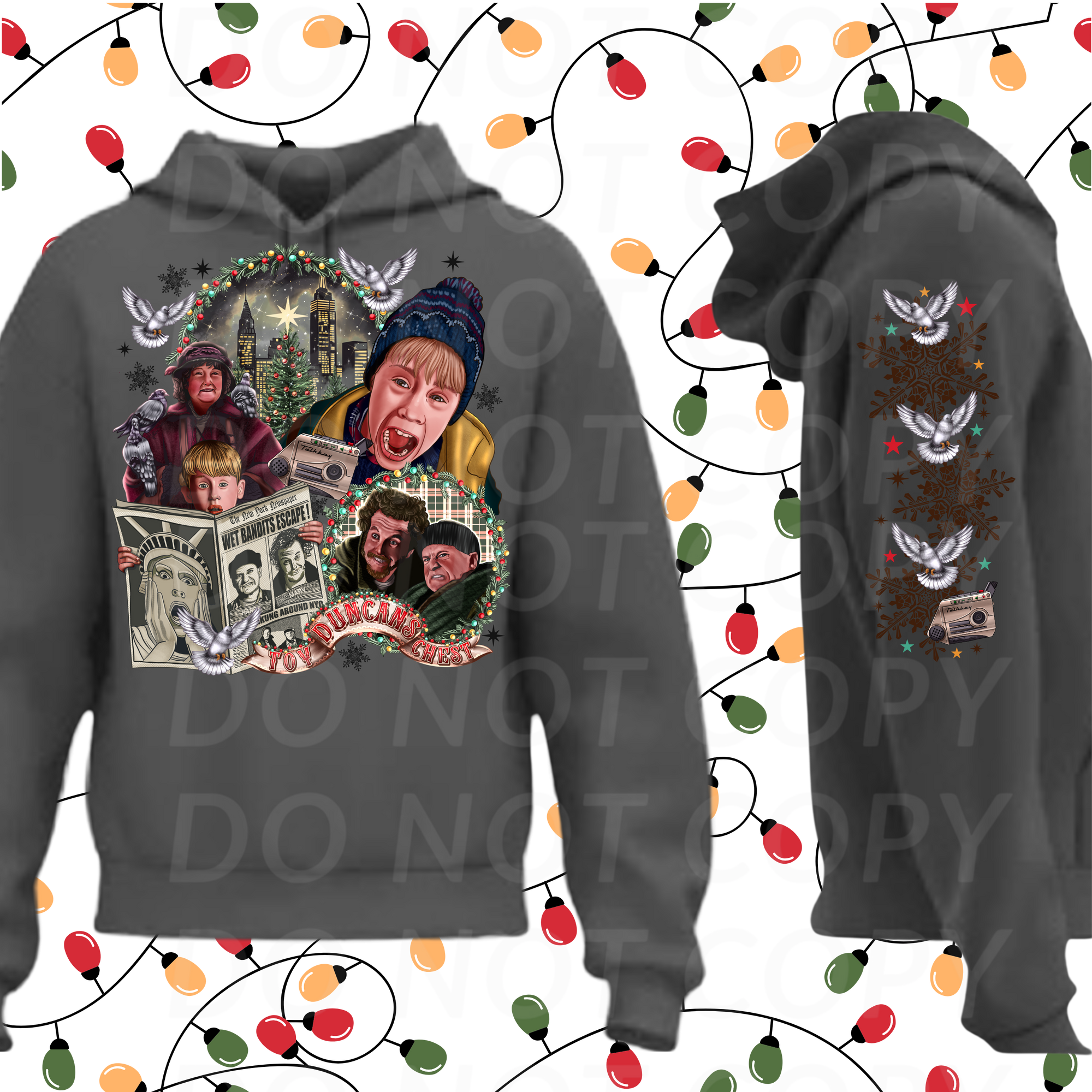Home Alone New York ...DTF Single Print