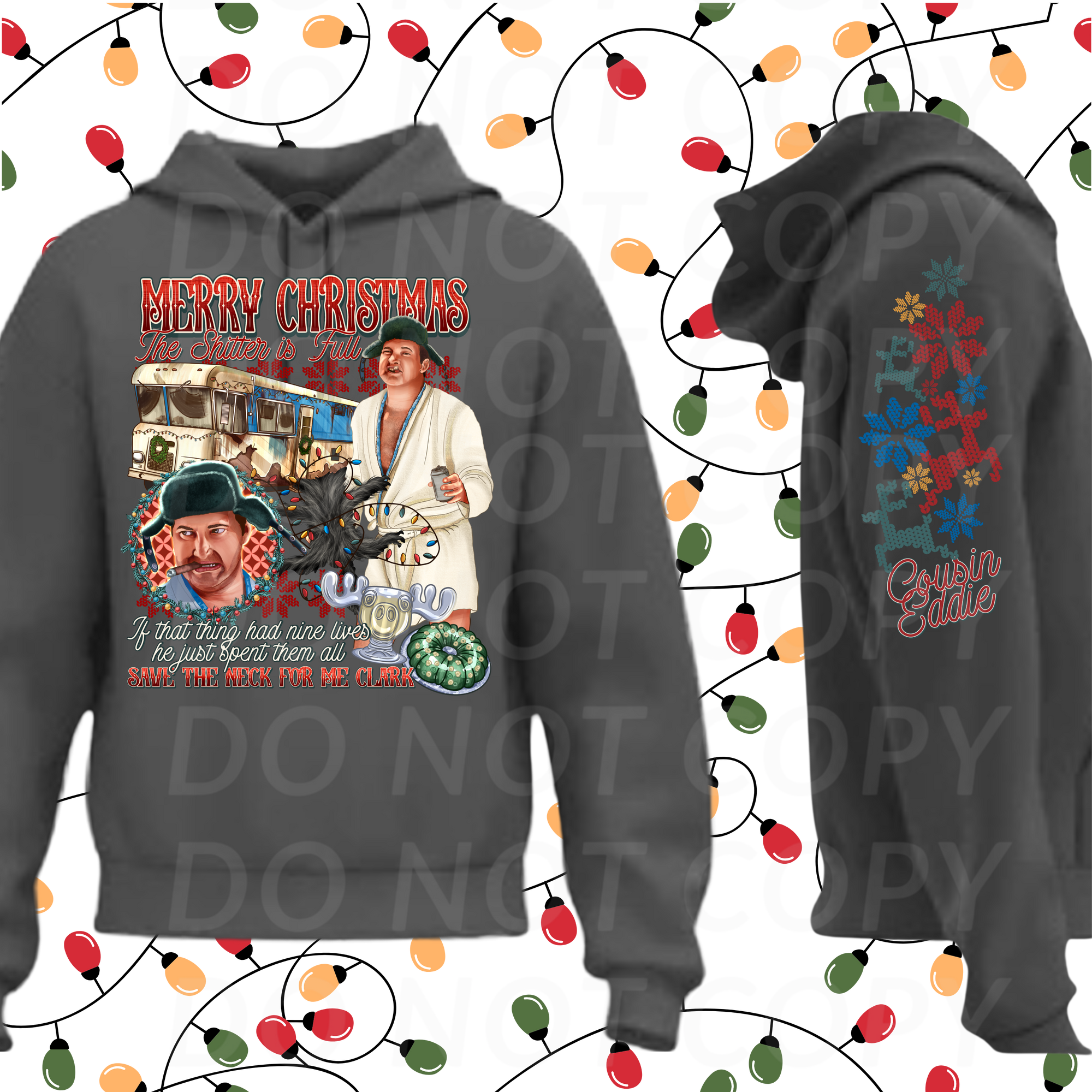 Cousin Eddie Christmas Vacation...DTF Single Print