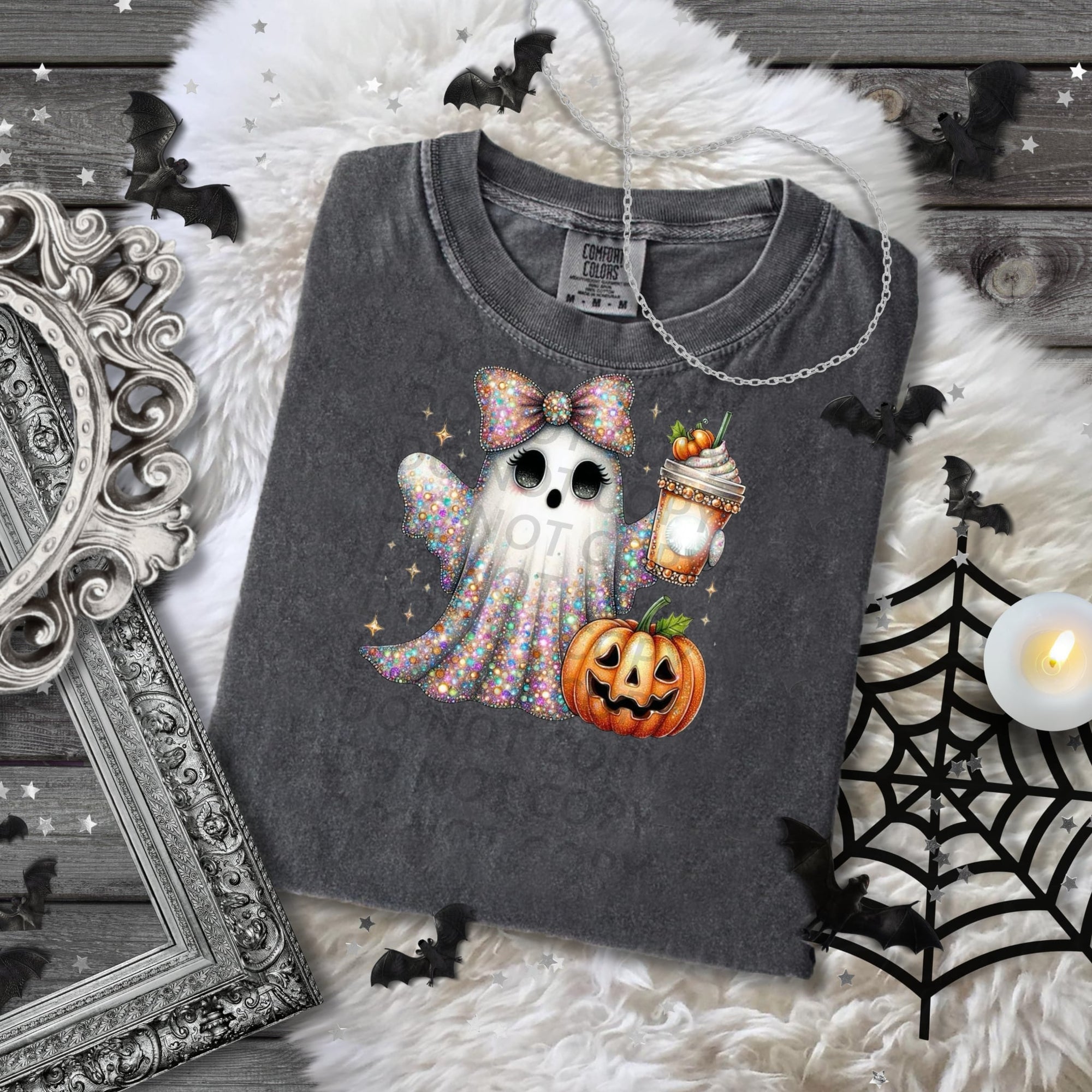 Girly Bling Halloween DTF Single Print