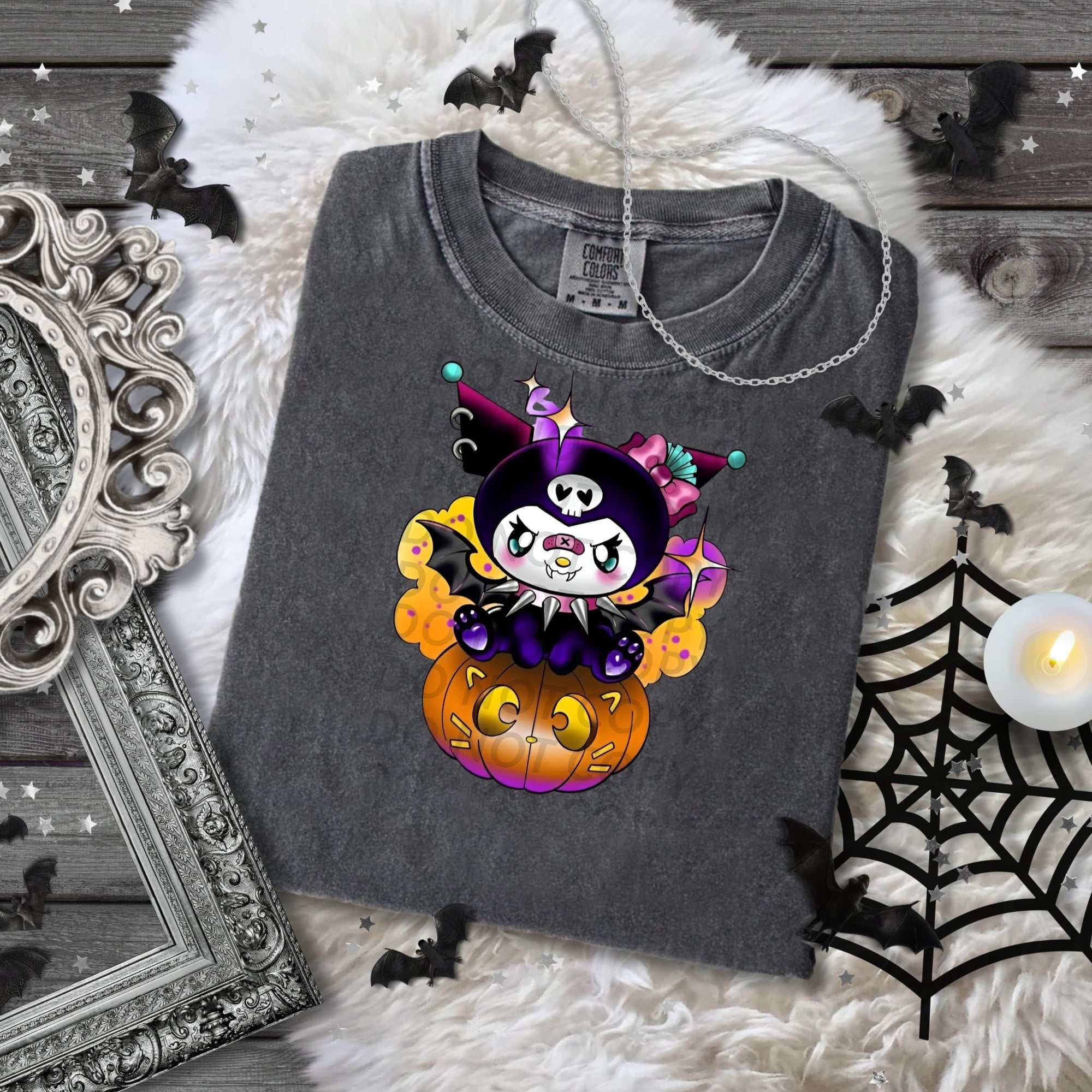 Pumpkin Bat Girl DTF Single Print