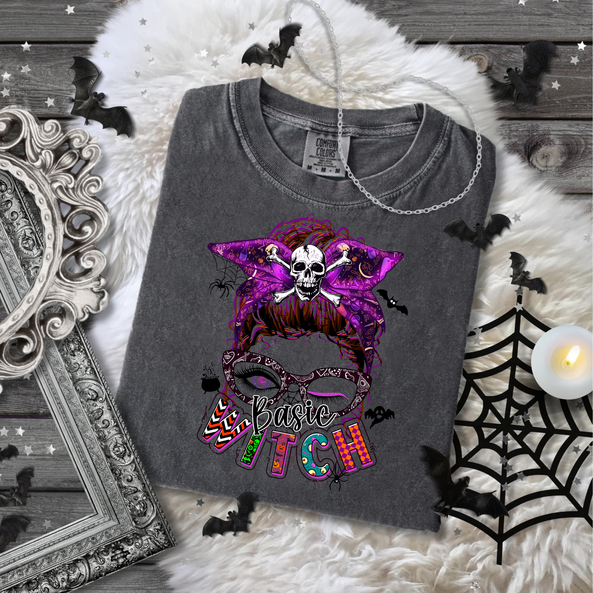 Mom Bun Basic Witch...DTF Single Print
