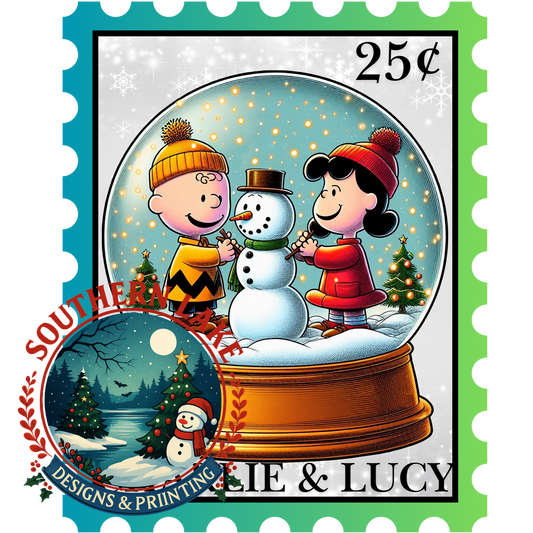 Charlie&Lucy Building a Snowman