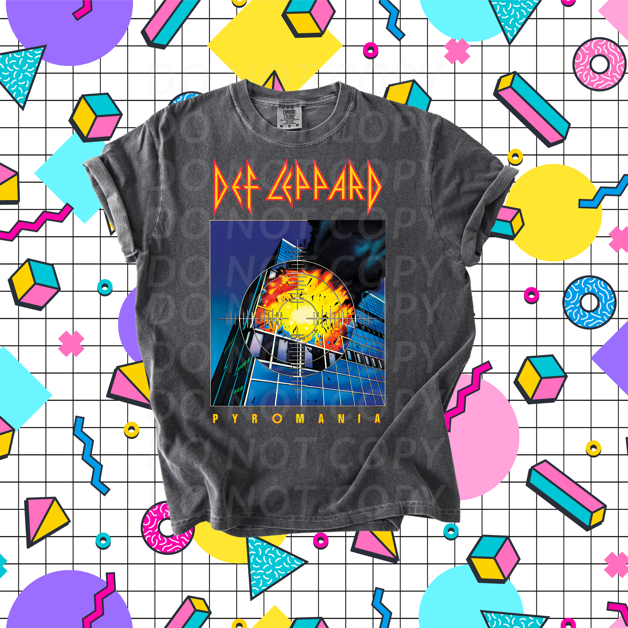 Def Leppard Pyromania...DTF Single Print