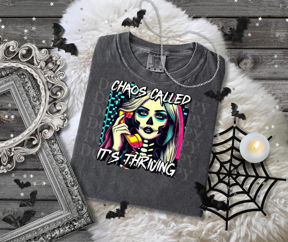 Chaos Called It's Thriving DTF Single Print