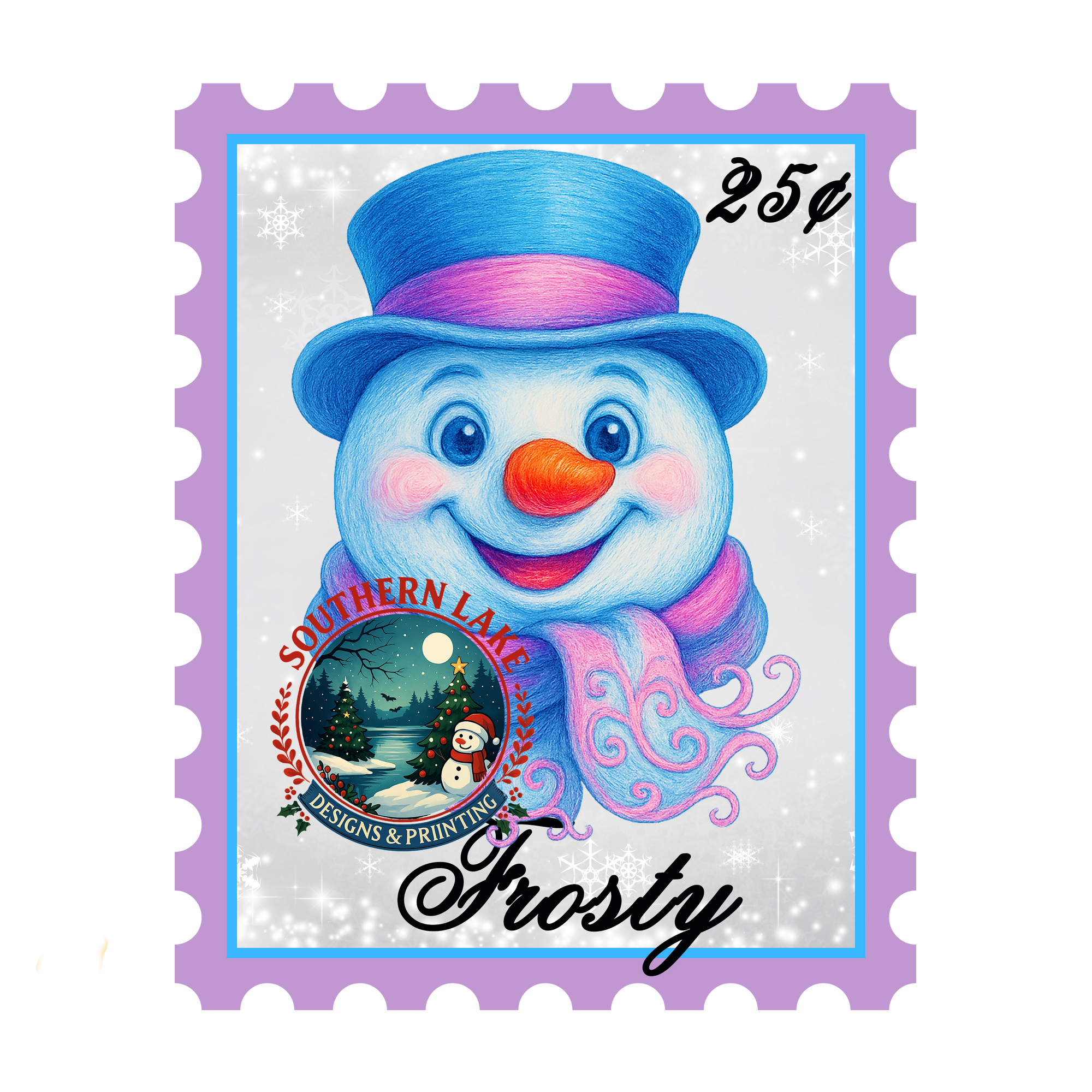 Pastel Frosty Stamp Digital