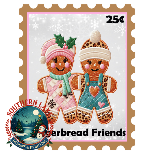 Gingerbread Friends Stamp Digital