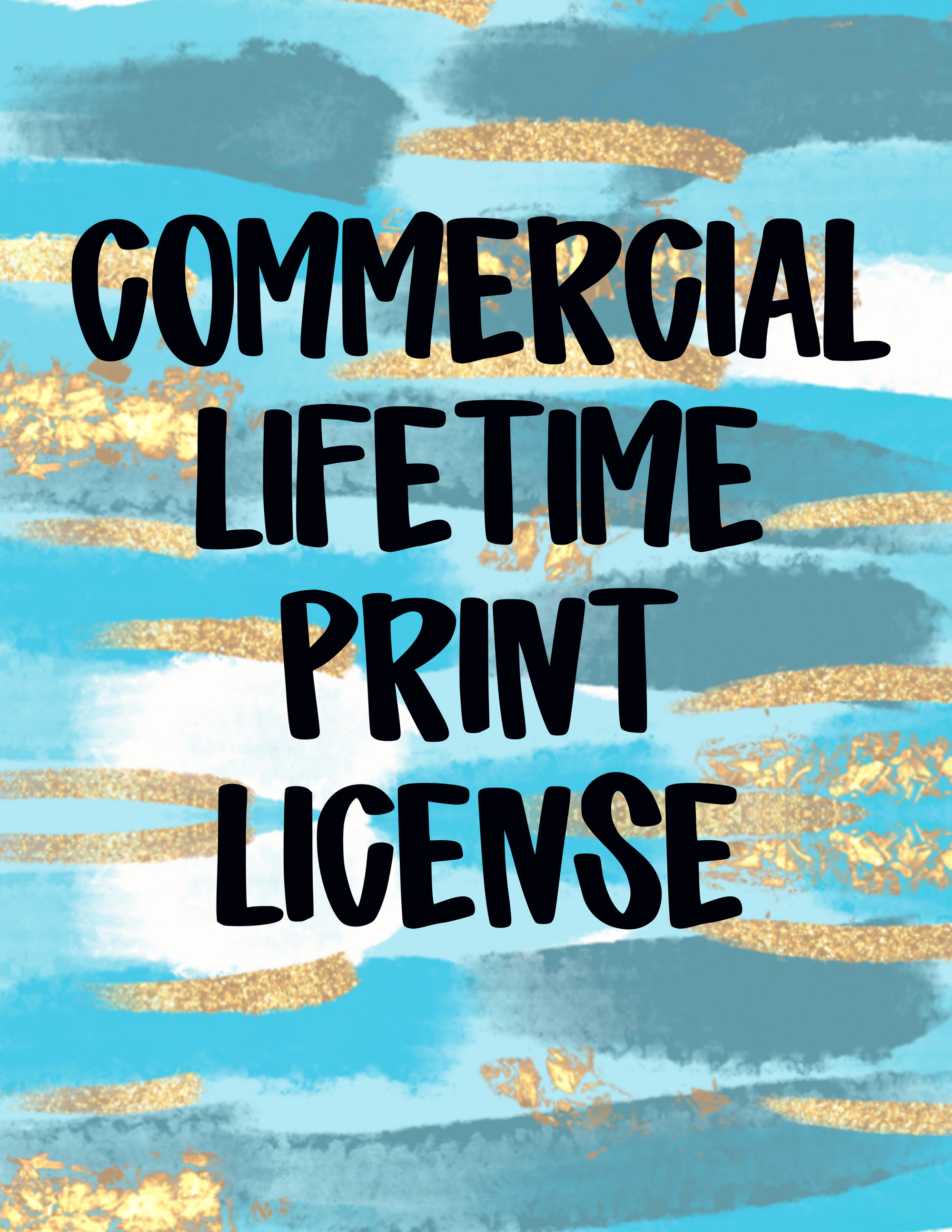 Commercial Print License (Digitals&Alpha's)