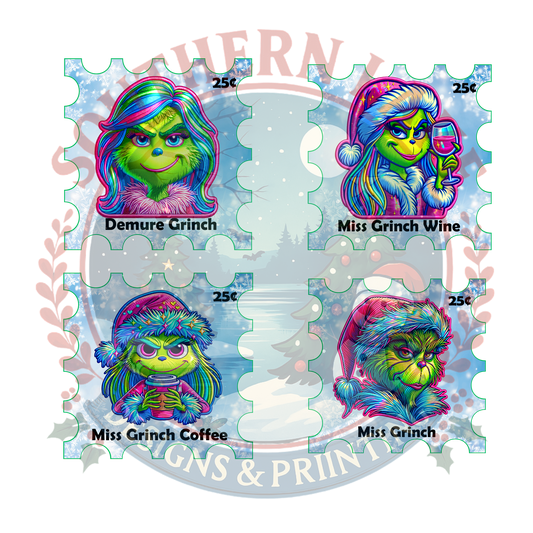 Miss Grinch Stamp Collection