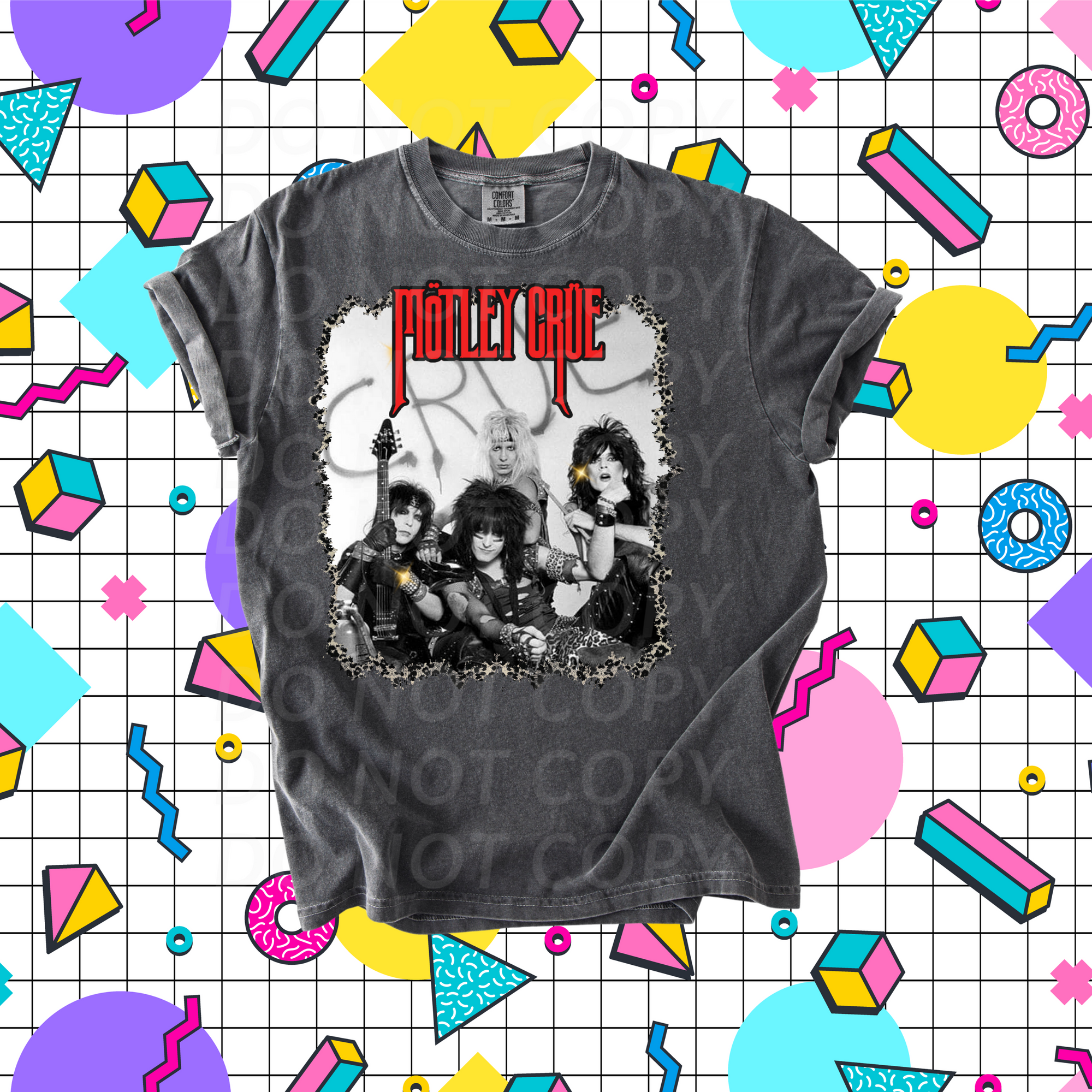 Motley Crue...DTF Single Print