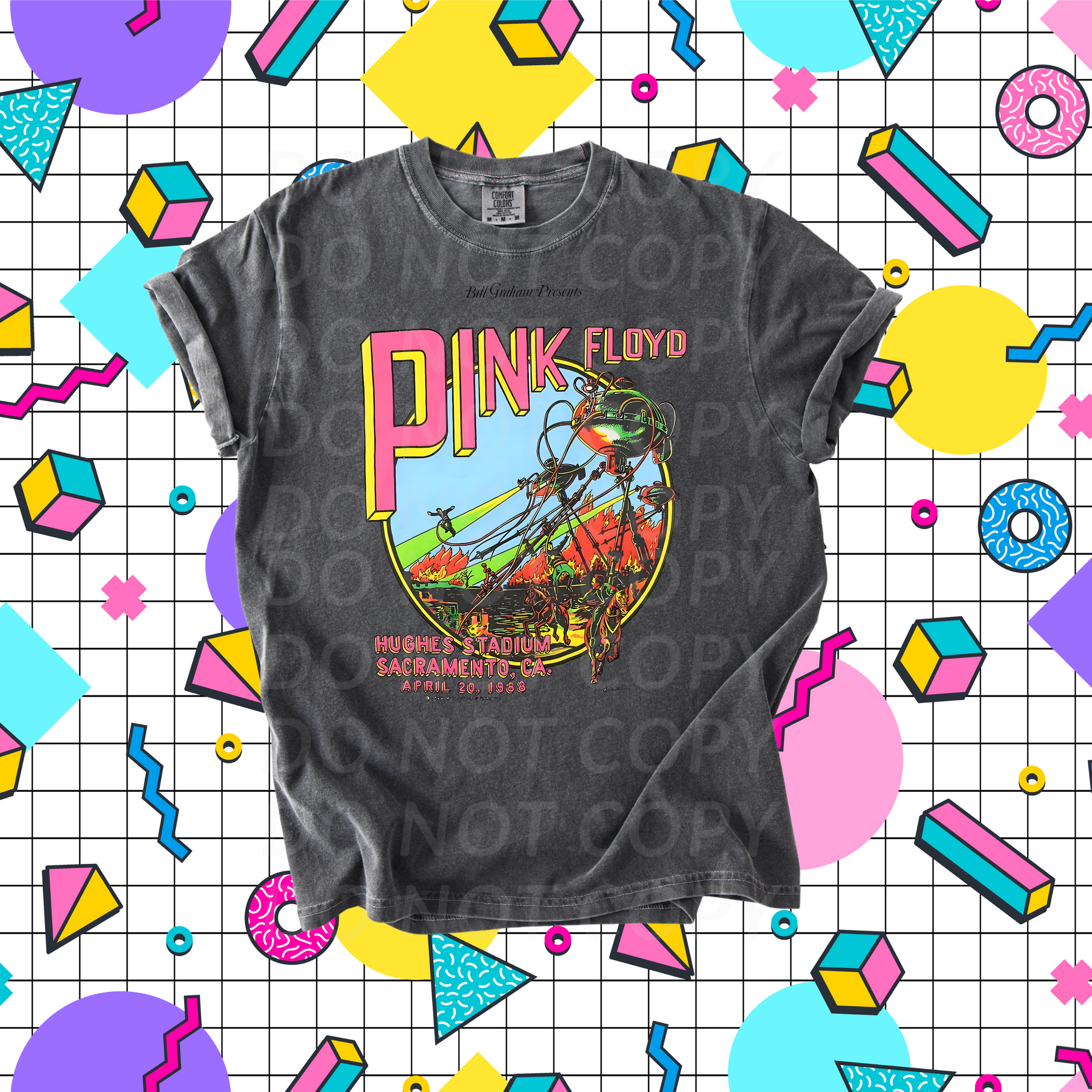 Pink Floyd Hughes Stadium...DTF Single Print
