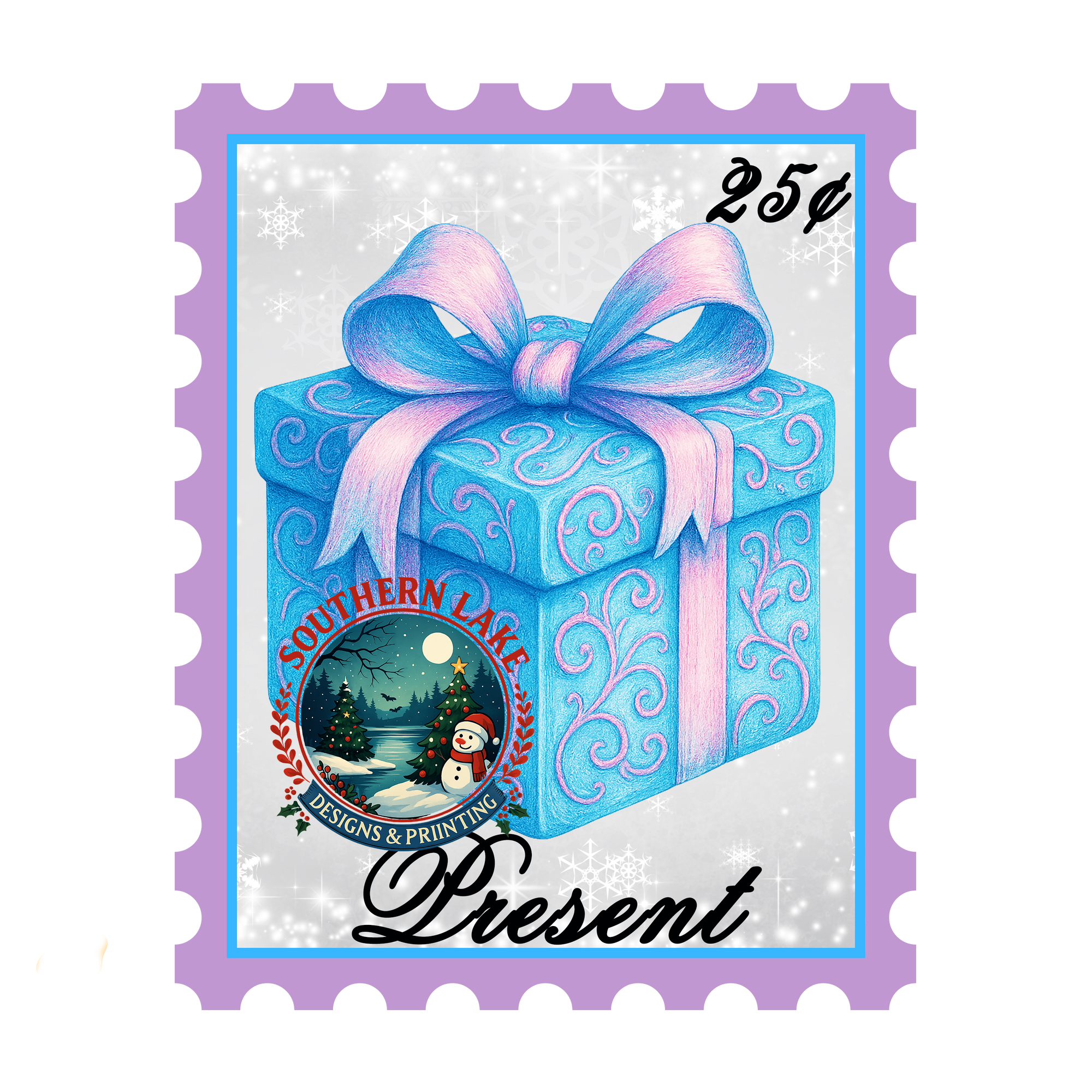 Pastel Present Stamp