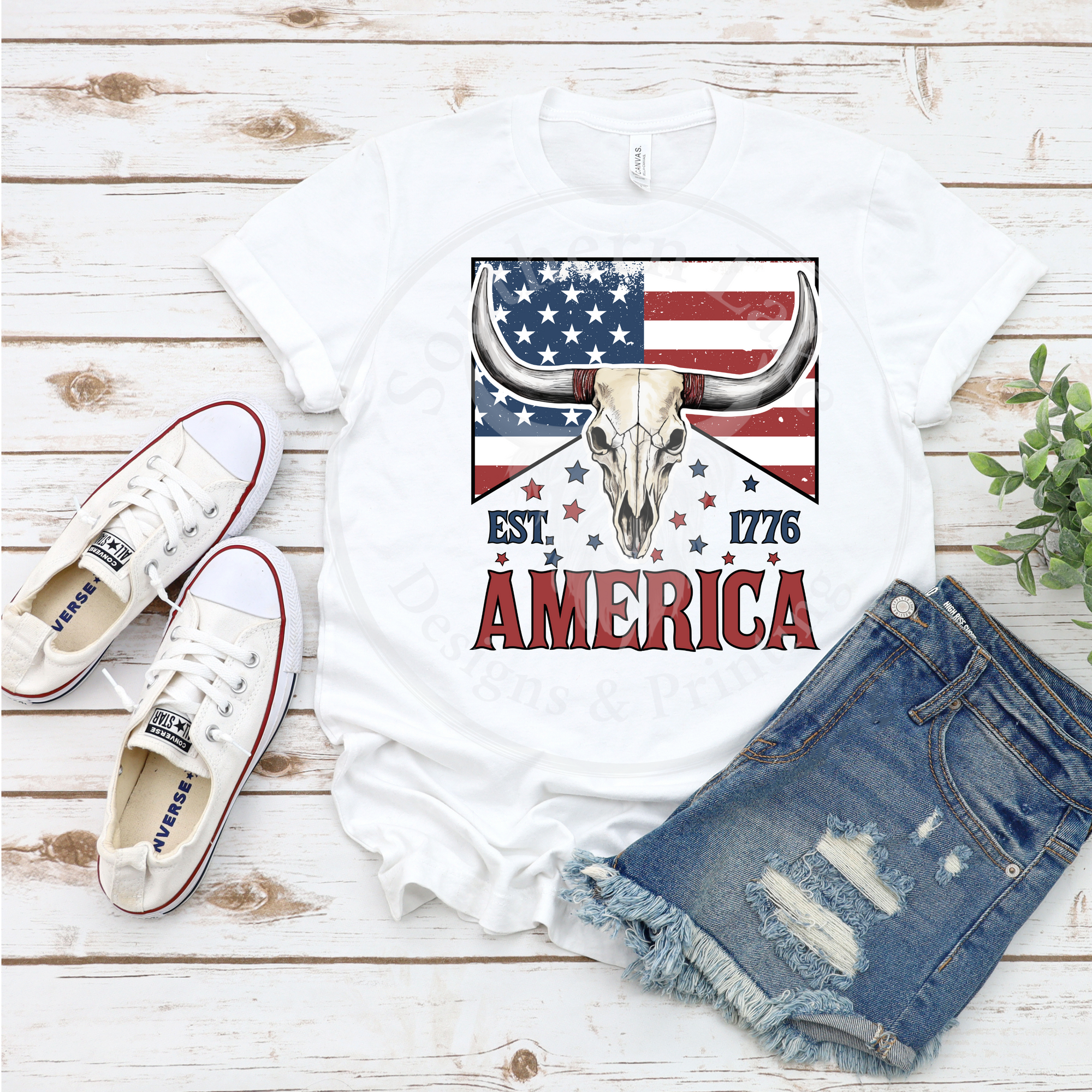America EST. 1776 DTF Single Print