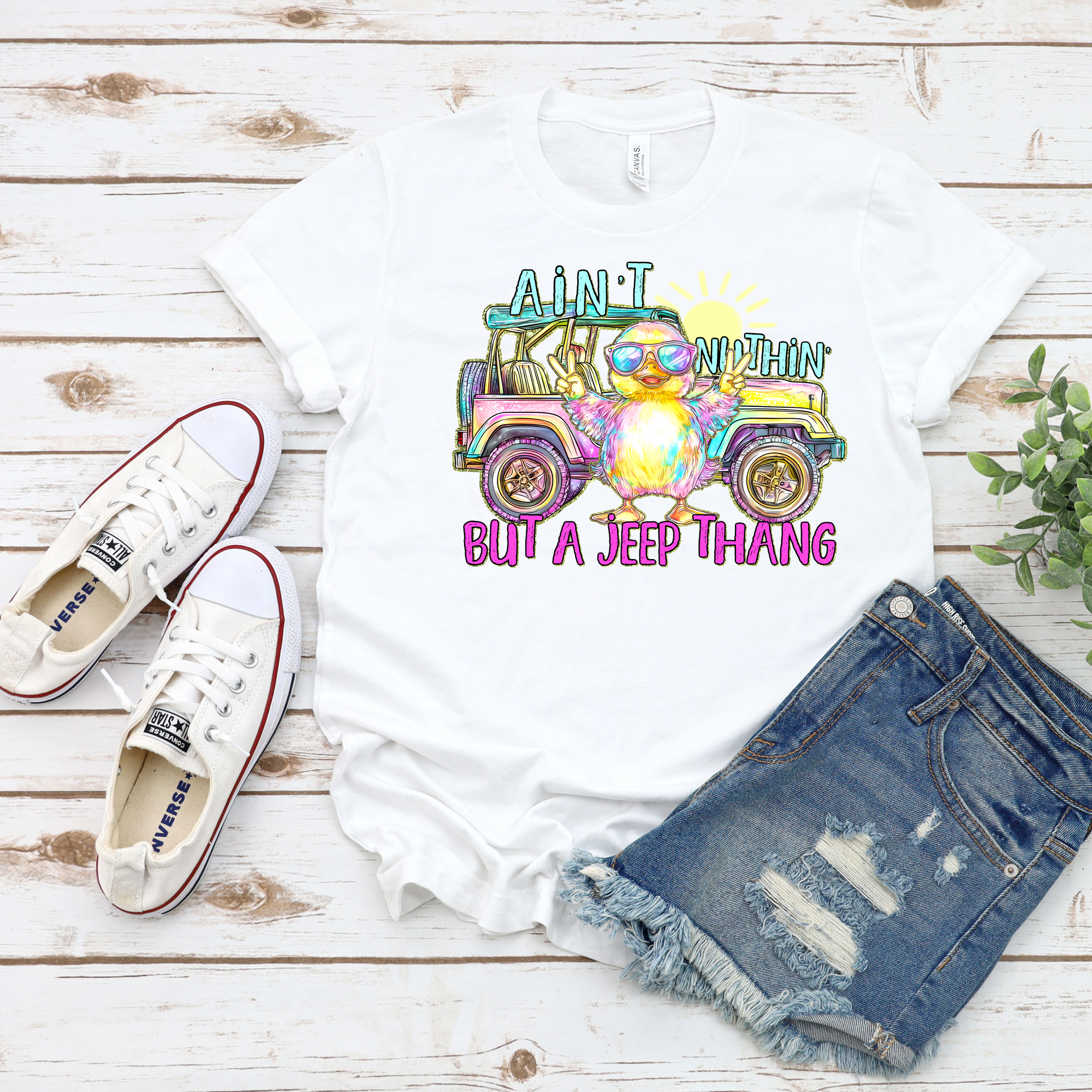 Ain't Nothing But A Jeep Thang DTF Single Print