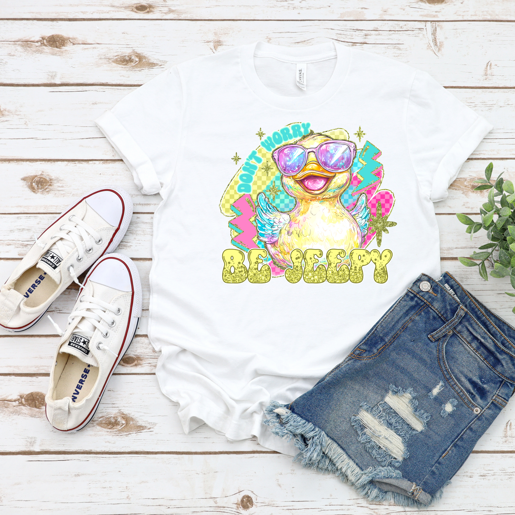 Don't Worry Be Jeepy DTF Single Print