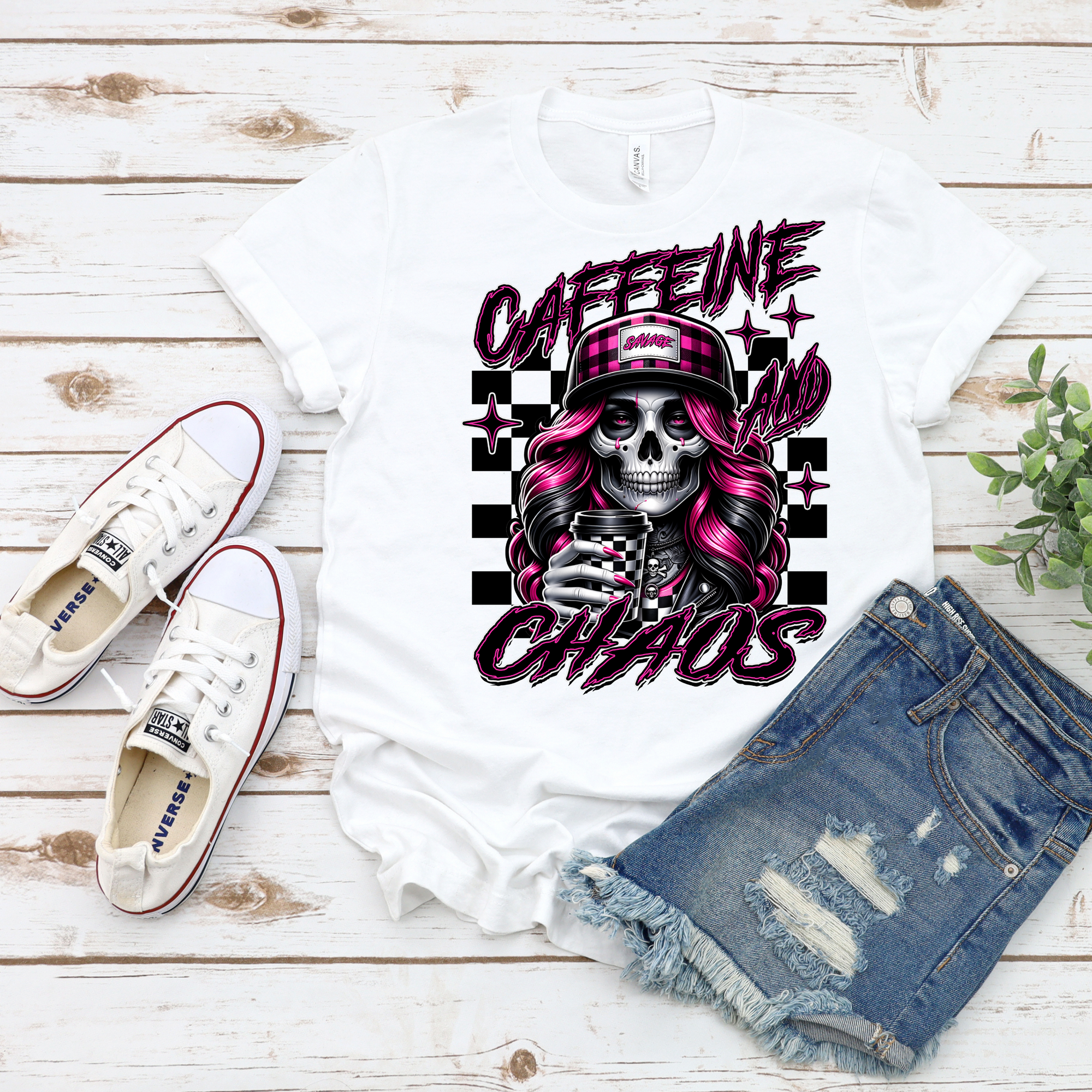 Coffee And Chaos DTF Single Print