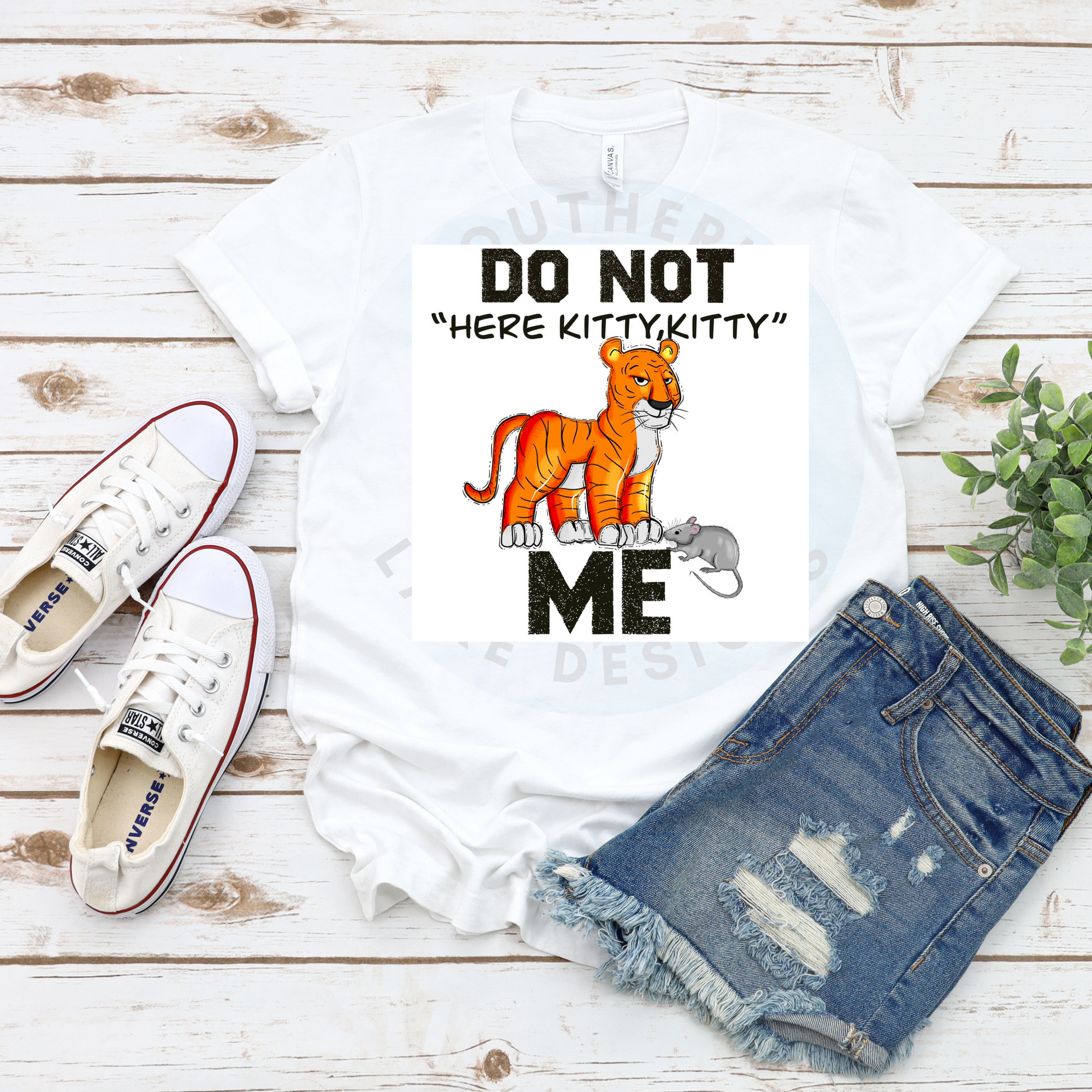 Do Not Here Kitty Kitty Me...DTF Single Print