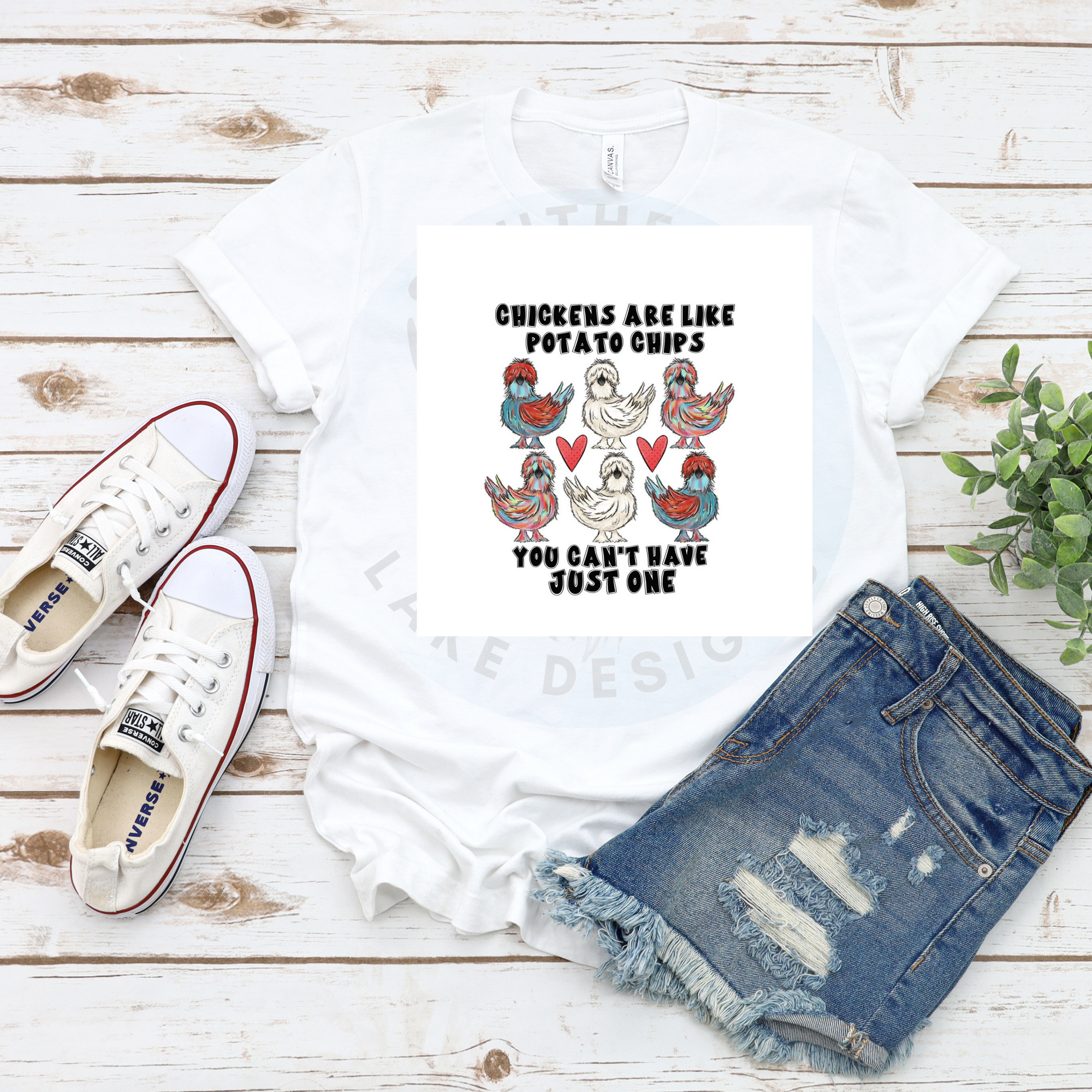 Chickens Are Like Potato Chips You Can't Have Just One...DTF Single Print