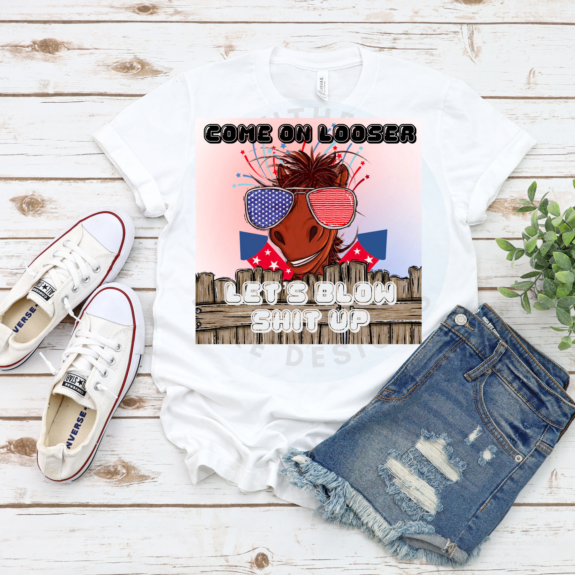 Come On Looser Let's Blow S.. Up ...DTF Single Print