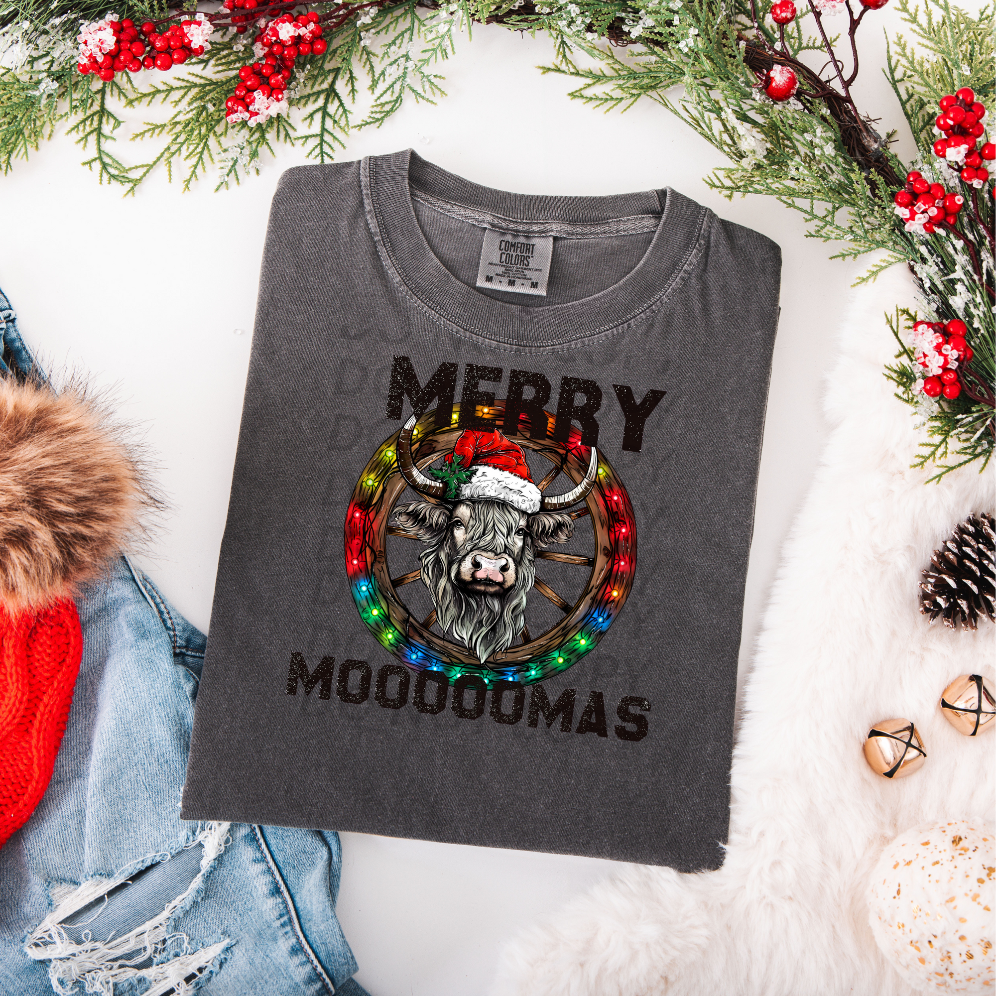 Merry Mooooomas...DTF Single Print