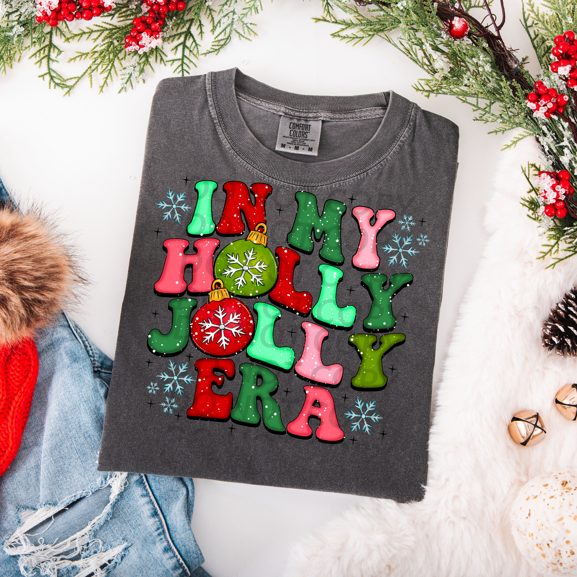 In My Holly Jolly Era DTF Single Print