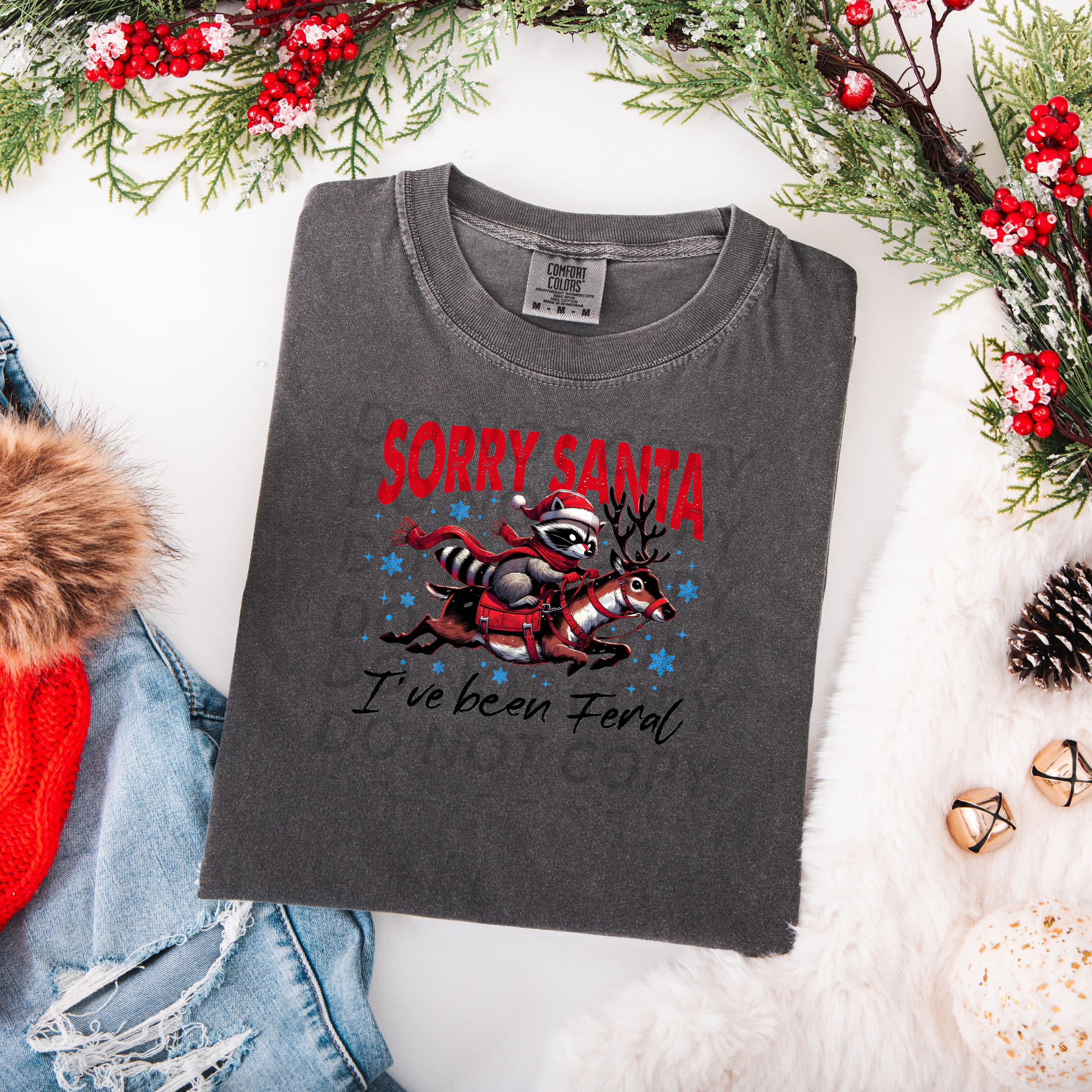 Sorry Santa I've Been Feral DTF Single Print