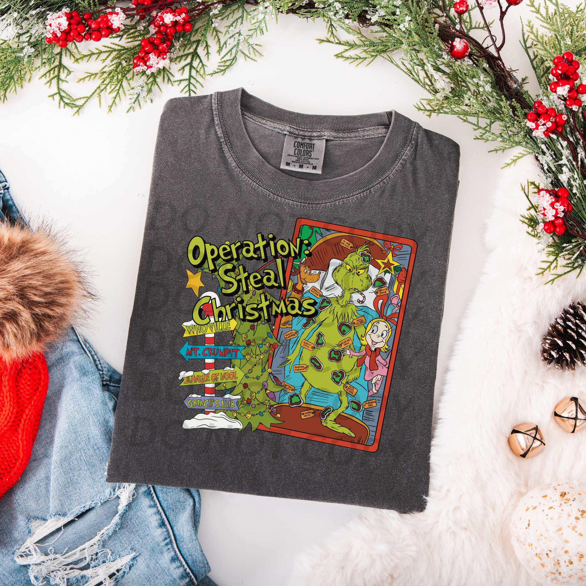 Operation Steal Christmas DTF Single Print