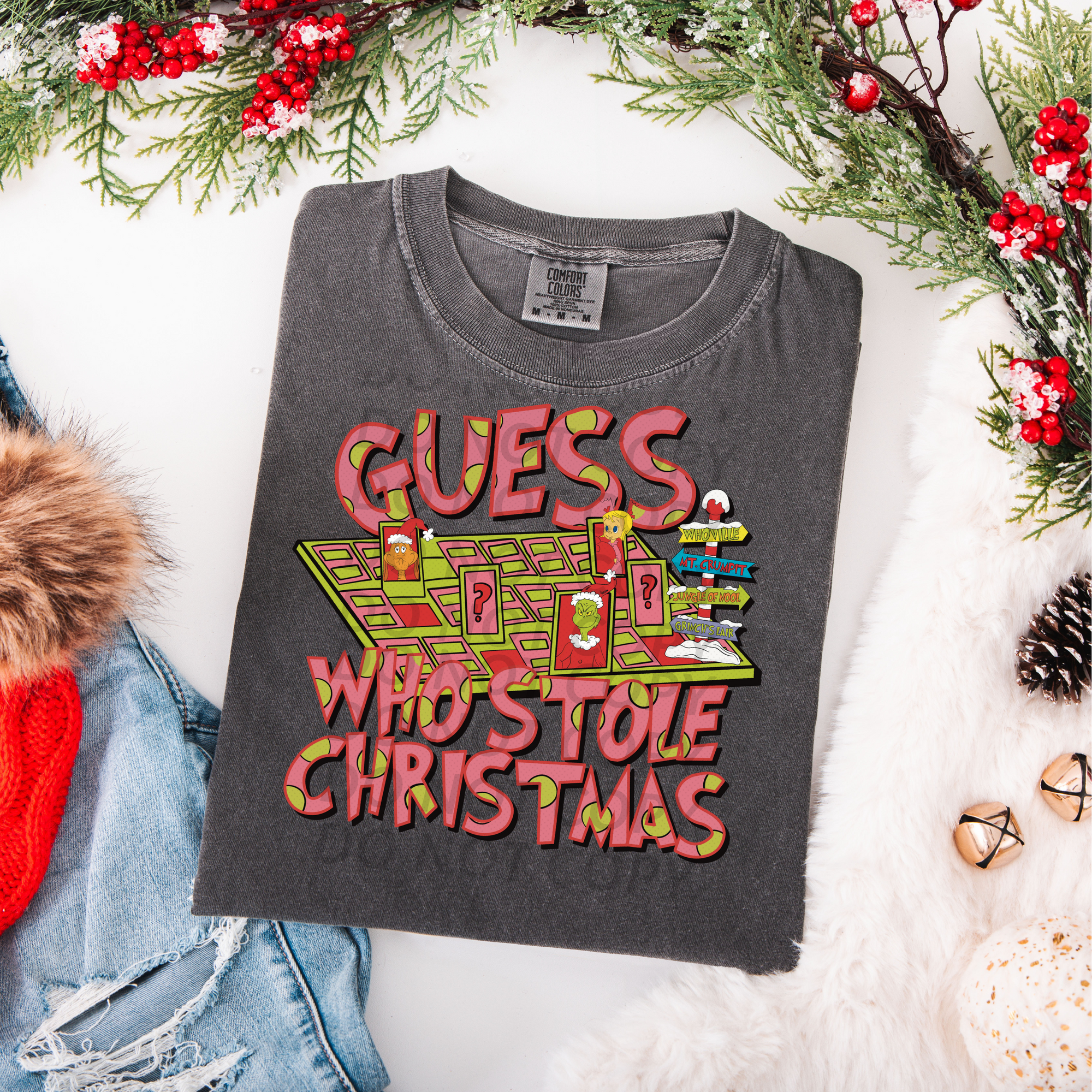 Guess Who Stole Christmas DTF Single Print