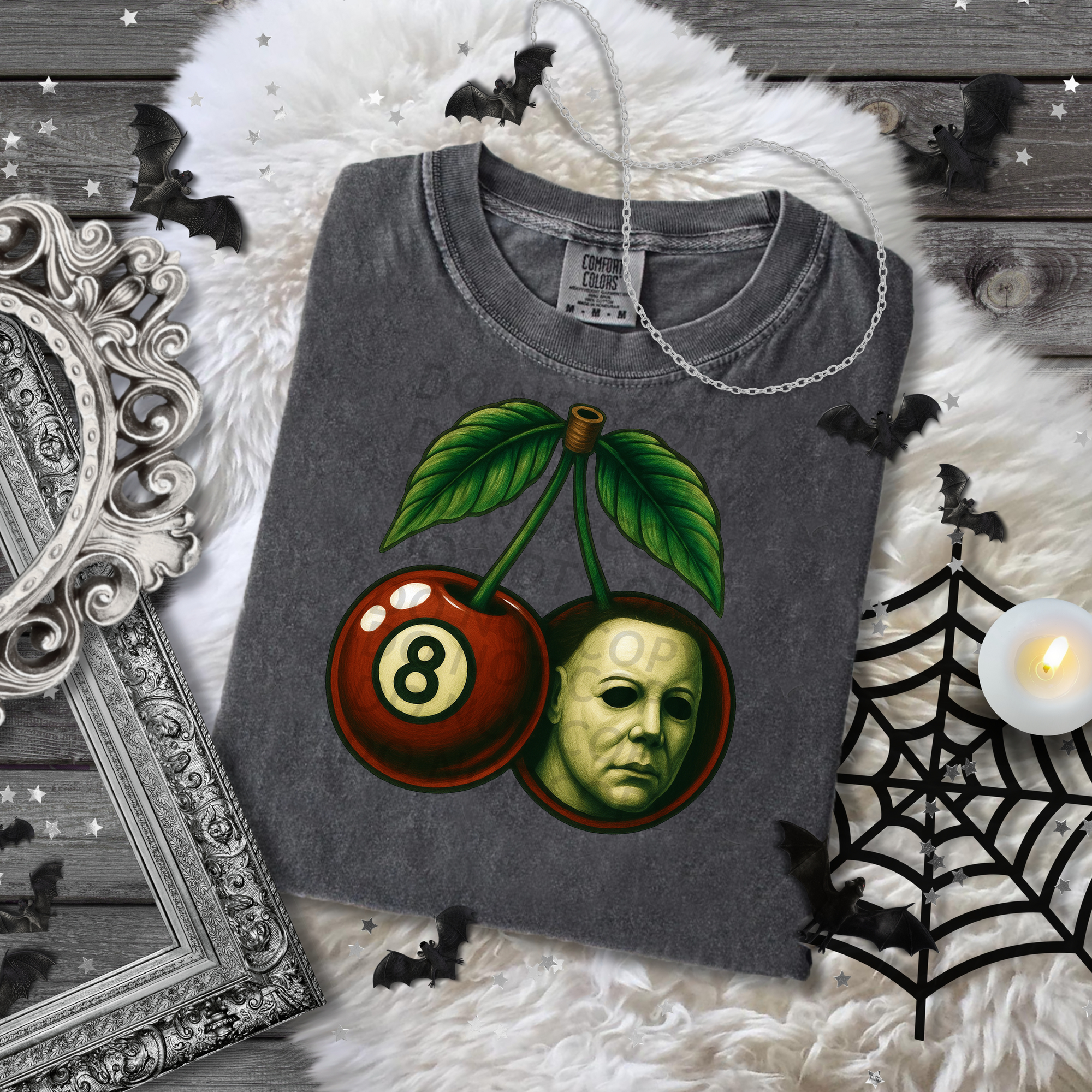 8 Ball and Meyers Cherries DTF Single Print