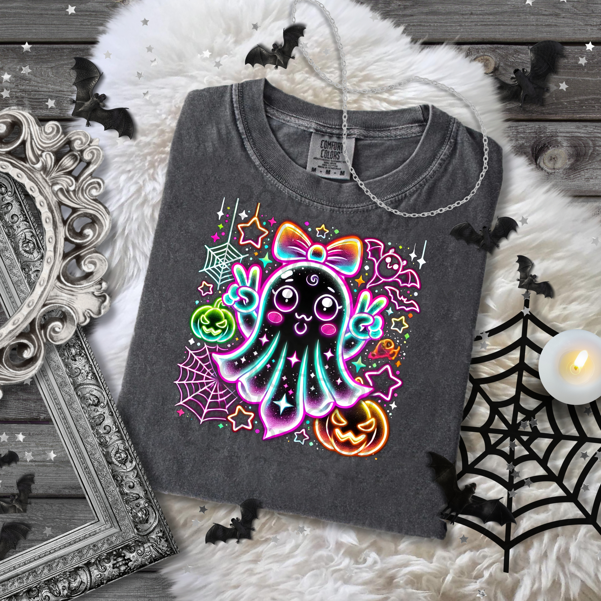 Neon Ghost DTF Single Print