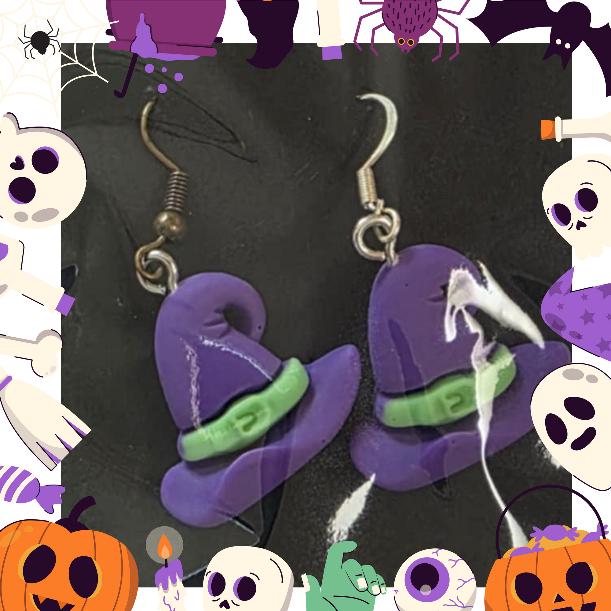 Withc Hats Earrings
