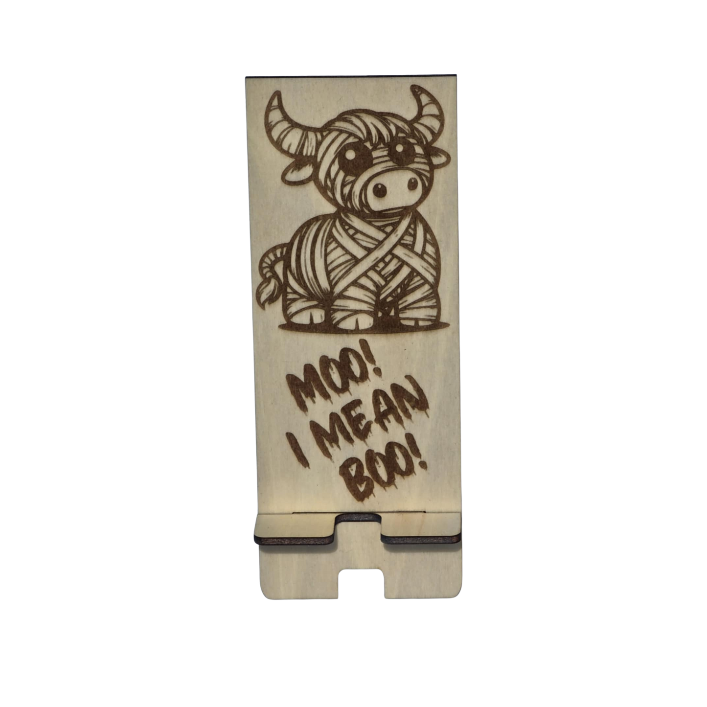 Moo I Mean Boo Phone Holder