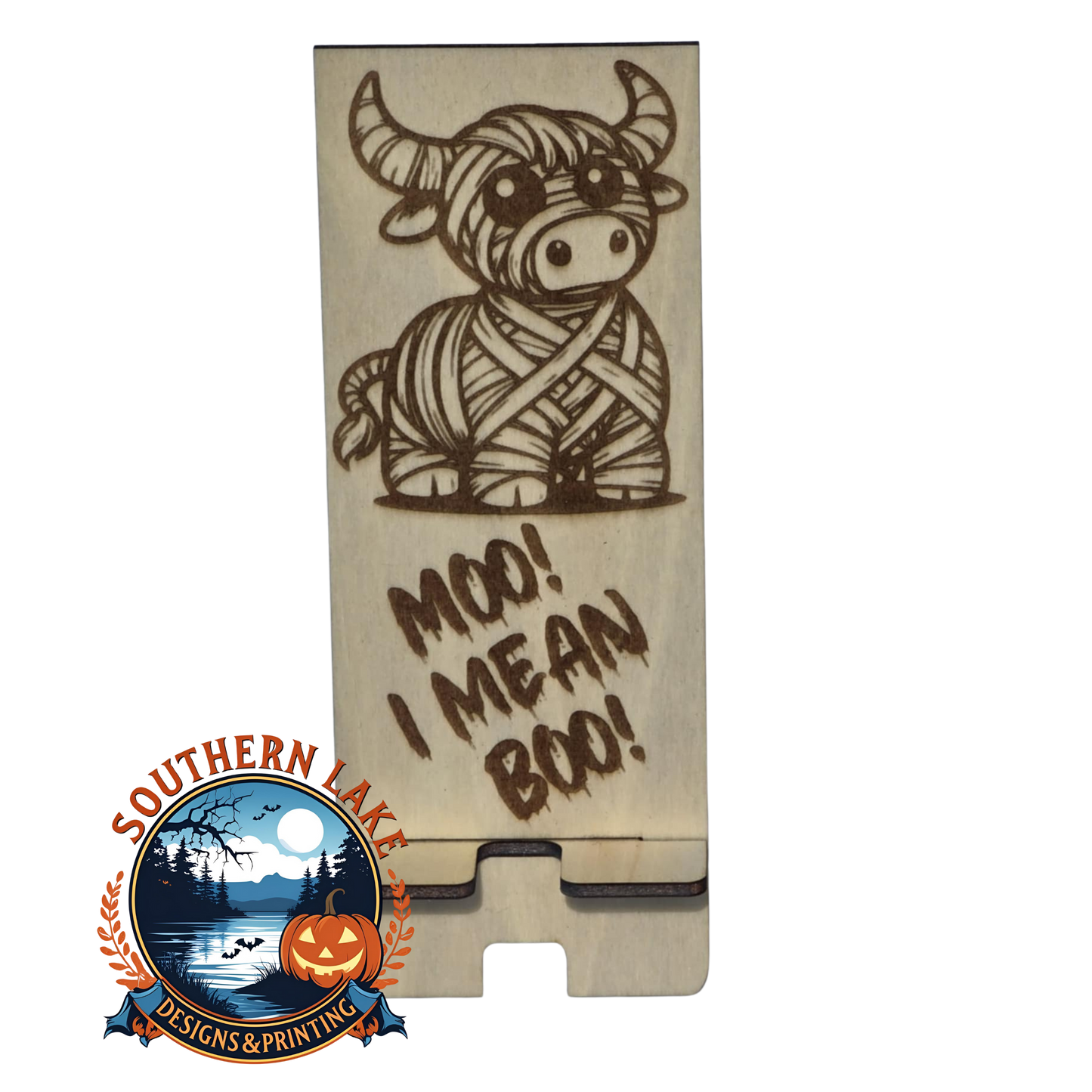 Moo I Mean Boo Phone Stand