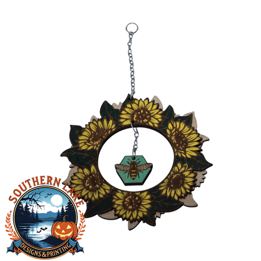 Sunflower Wind Spinner