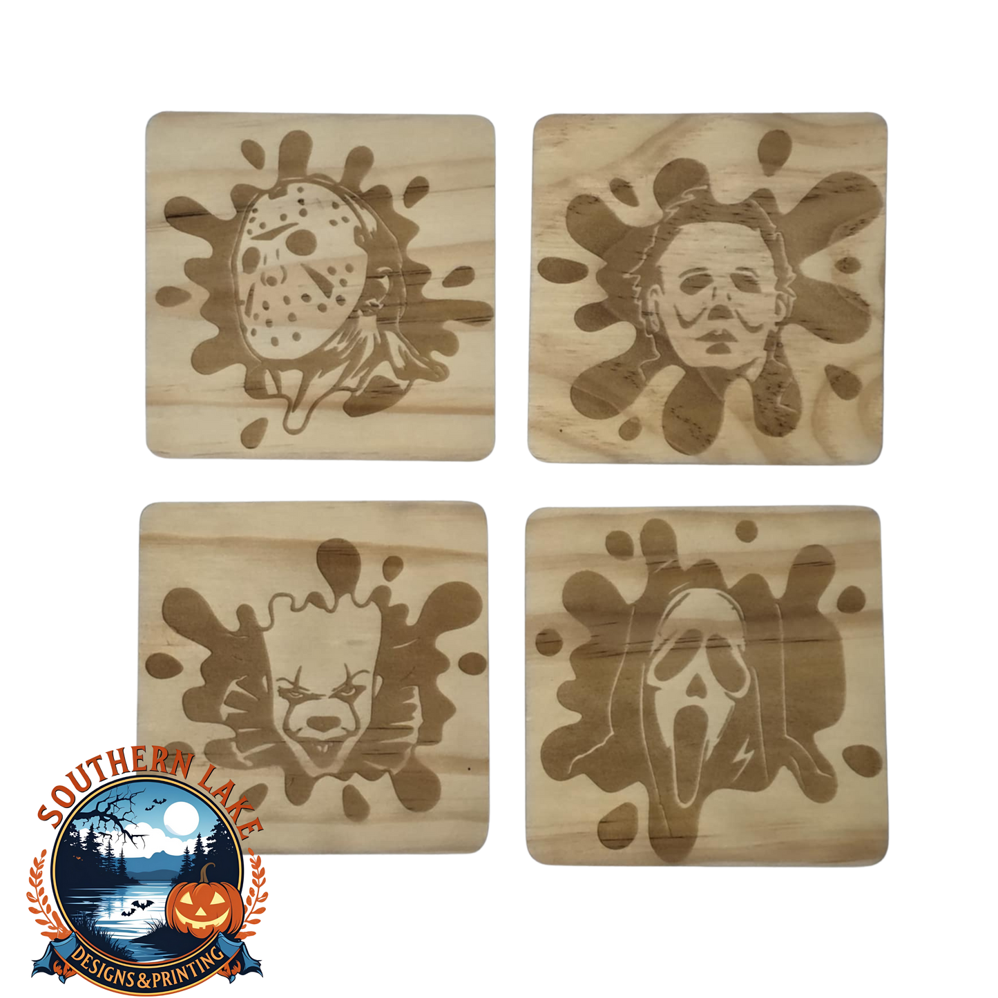 Horror Stained Coasters