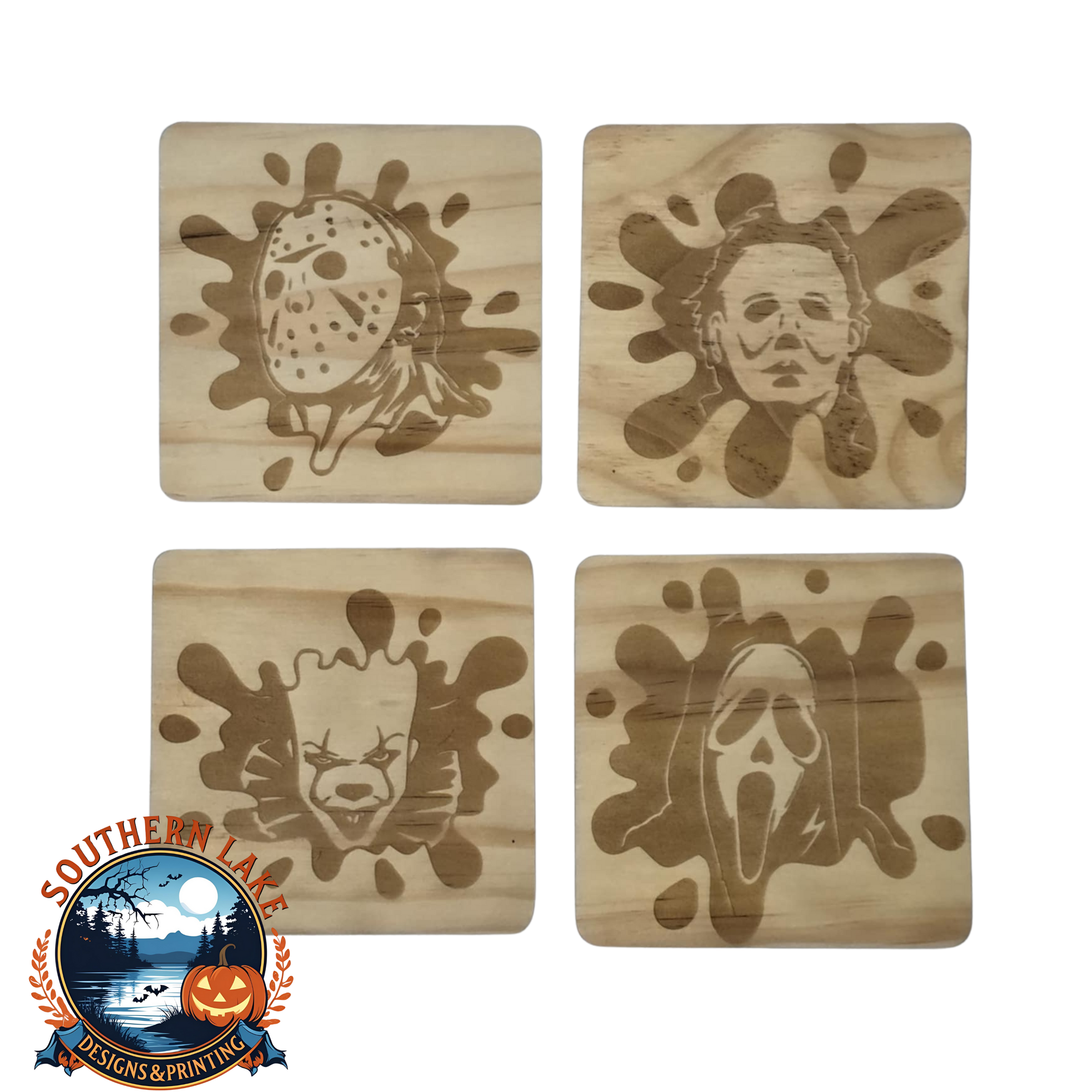 Horror Stained Coasters