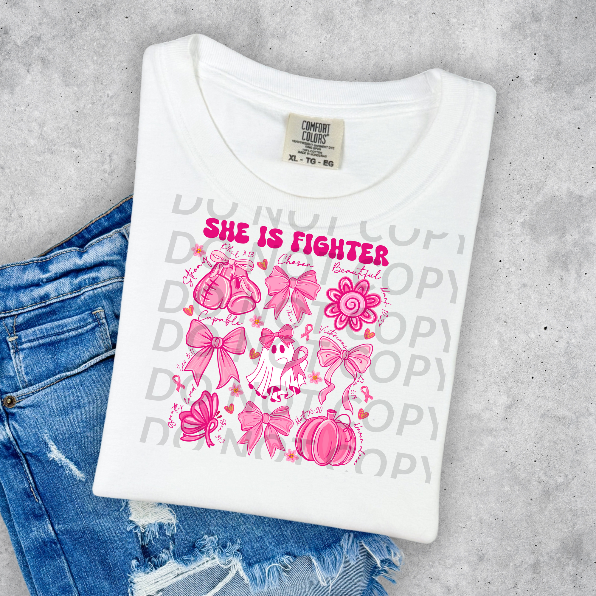 She's A Fighter DTF Single Print