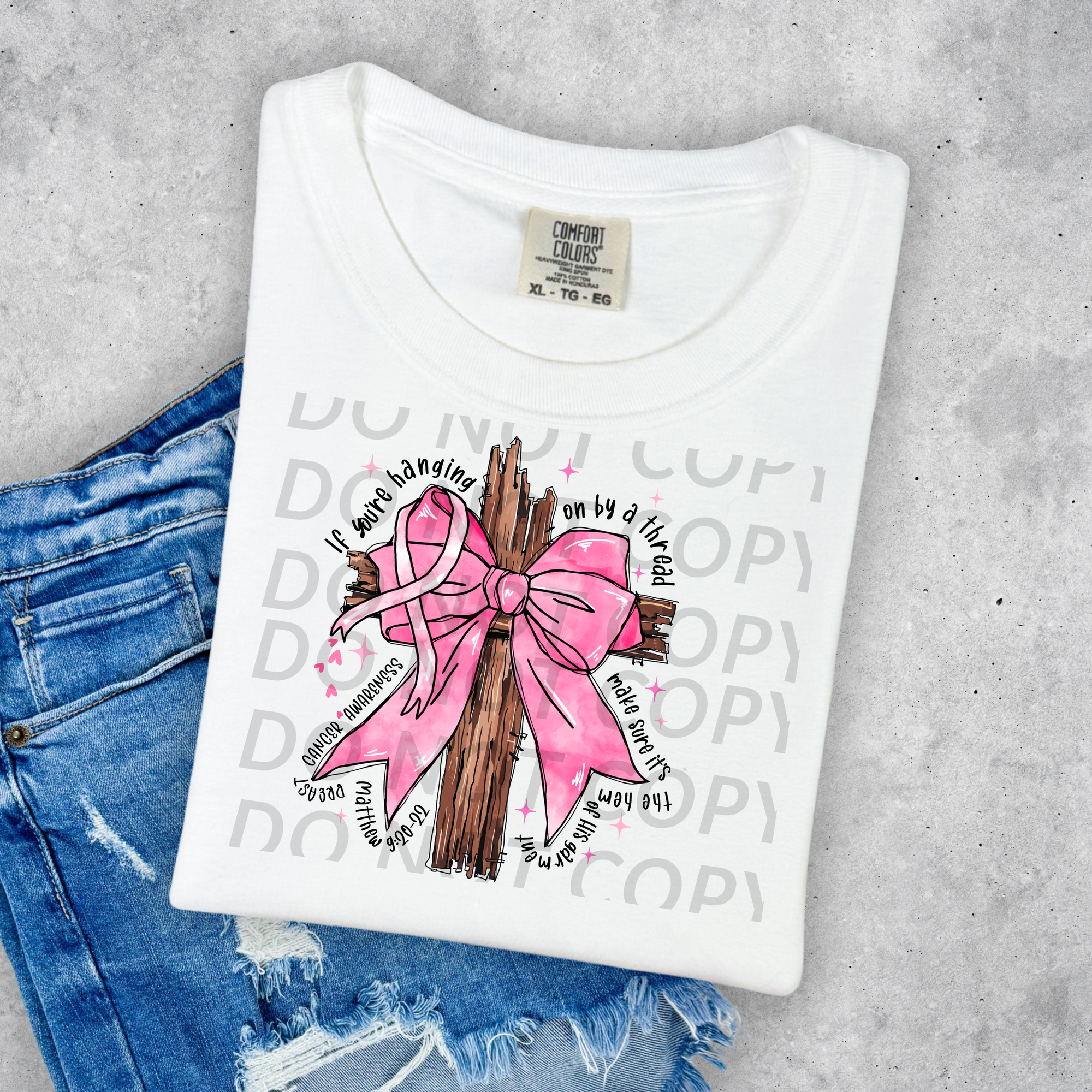 If Your Hanging On By A Thread DTF Single Print