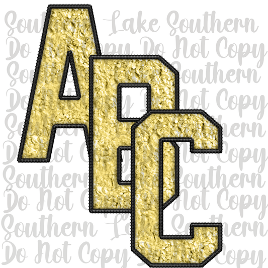 Chinelle Yellow Alpha Digital Set 0-Z